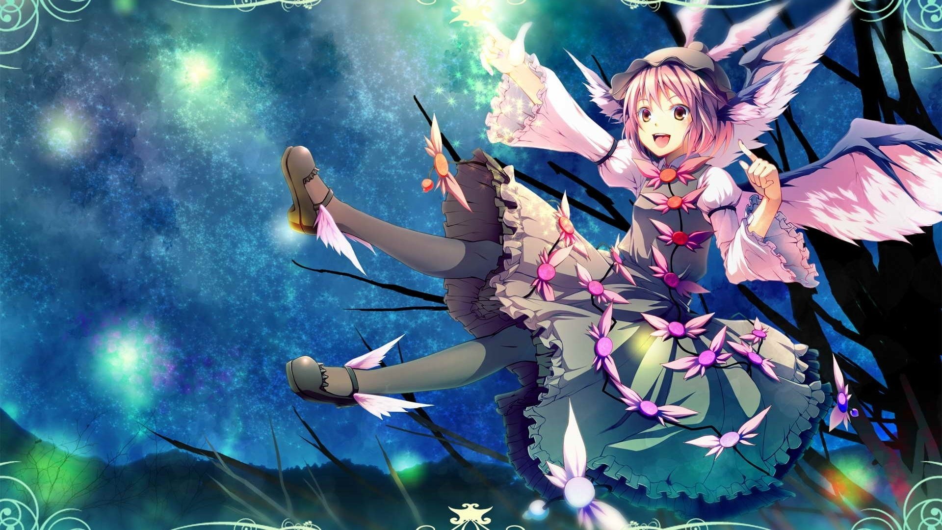 动漫,动漫少女,可爱,插画,天使,儿童桌面专用