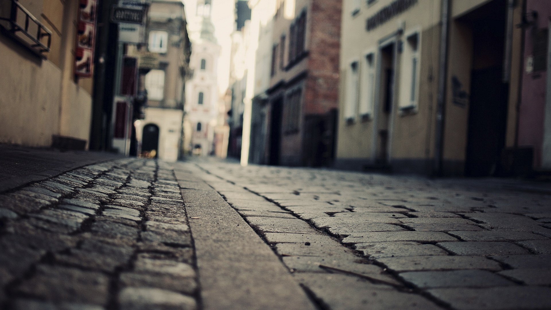 风景,城市,街道,小巷,陌生的街角,儿童桌面专用