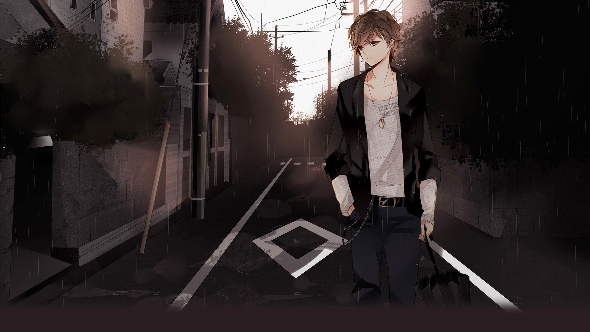 动漫,卡通,插画,场景,男子,儿童桌面专用