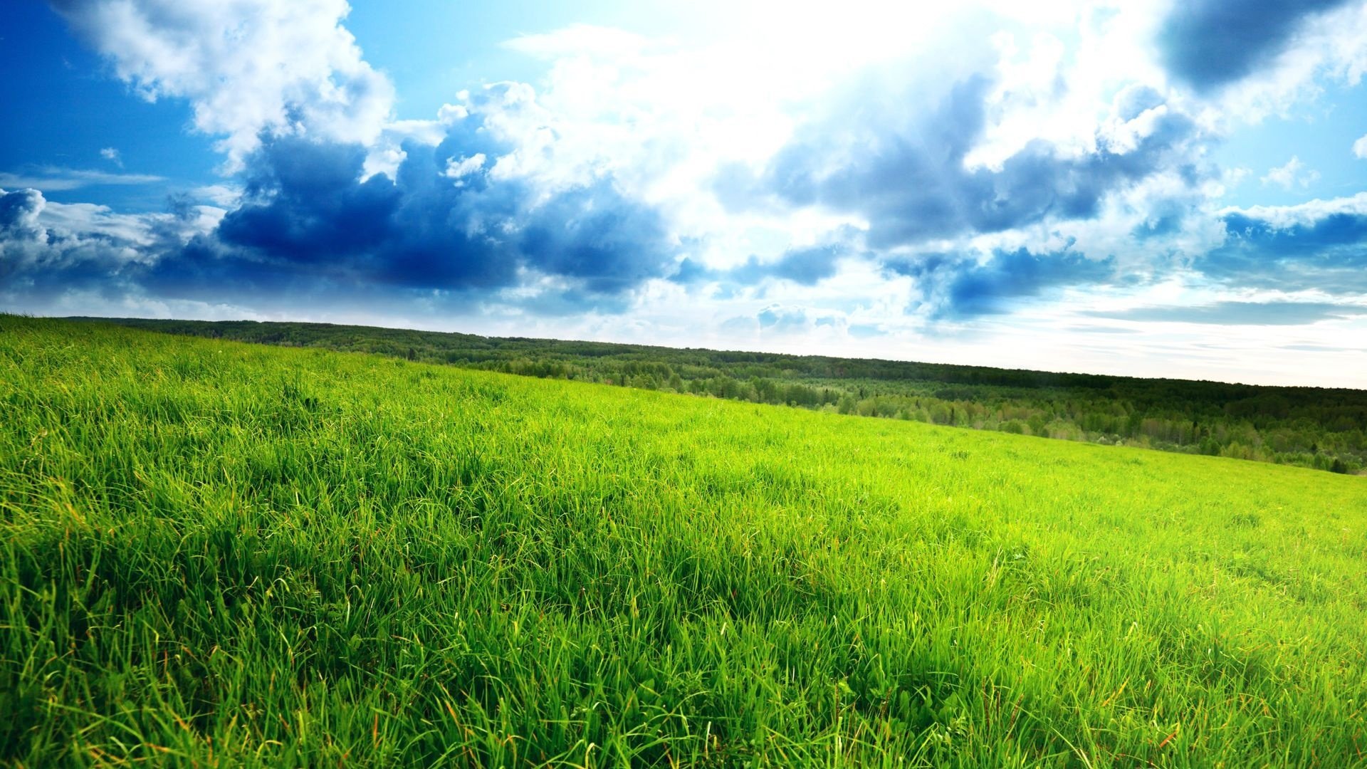 风景,蓝天白云,儿童桌面专用