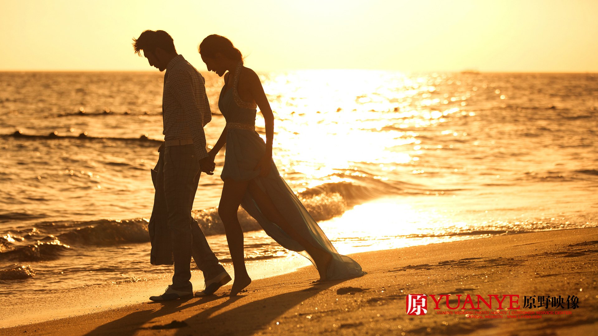 爱情美图,唯美温馨,情侣,恩爱,海景婚纱,原野映像