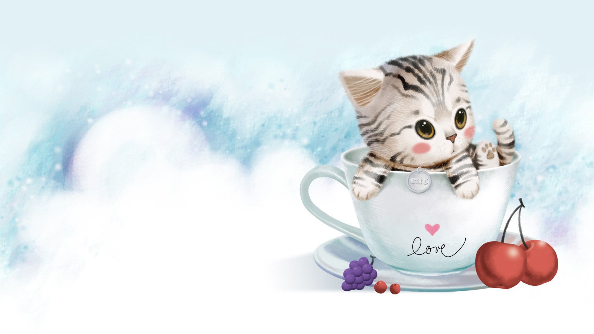 爱情美图,浪漫手绘,爱的物语