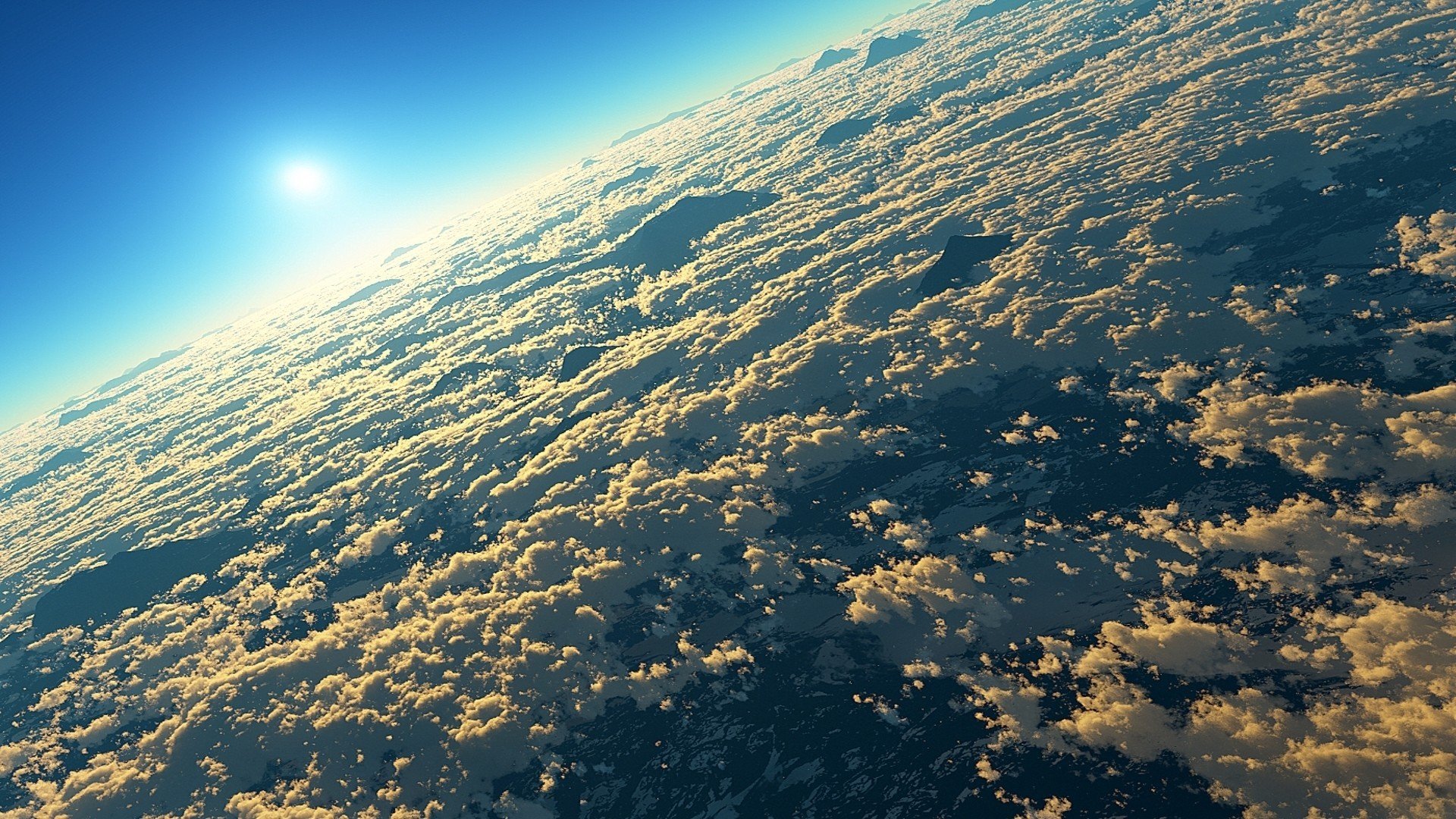 风景,蓝天,白云,蓝天白云,儿童桌面专用