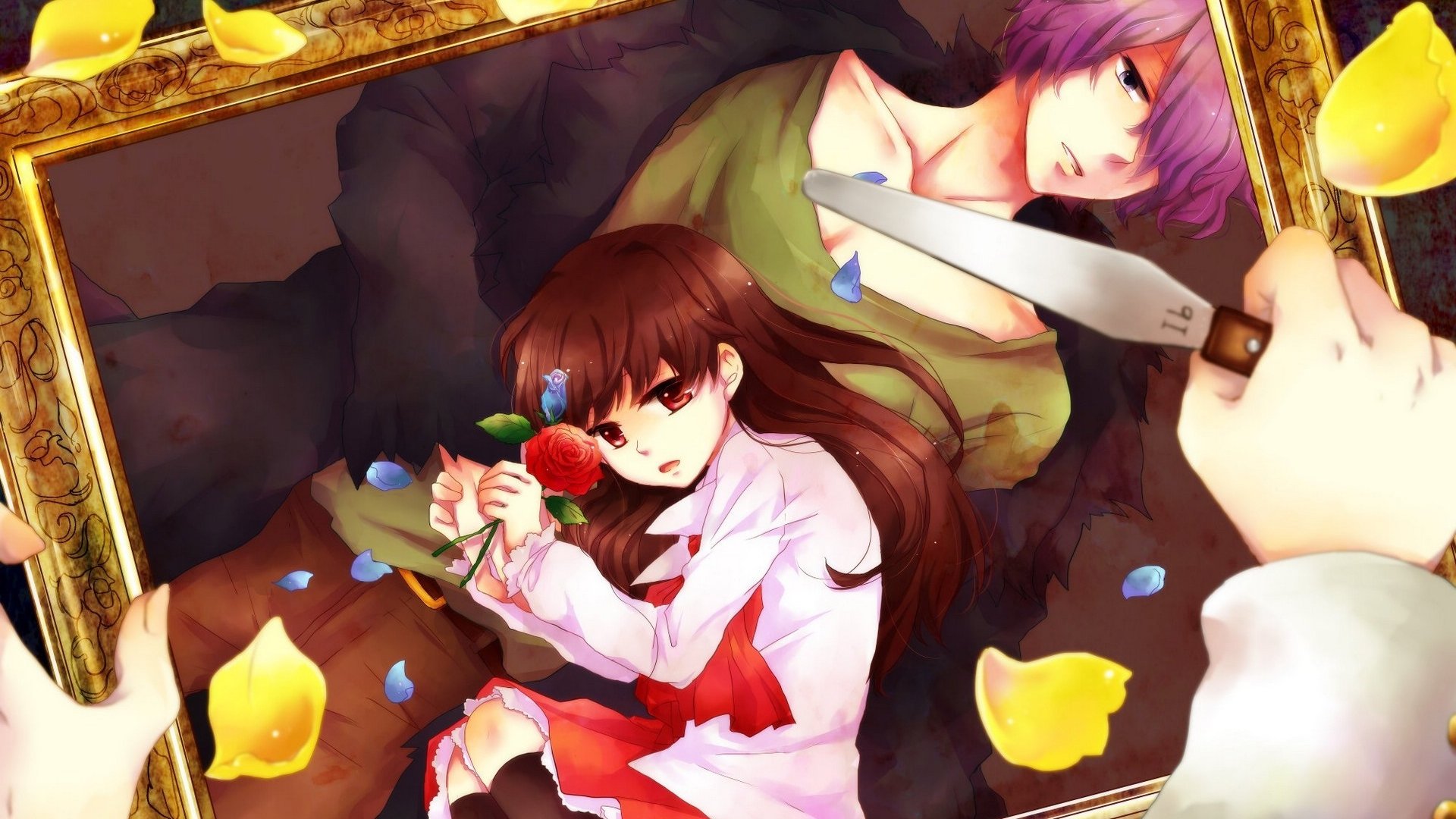 动漫,卡通,插画,手绘,恐怖美术馆