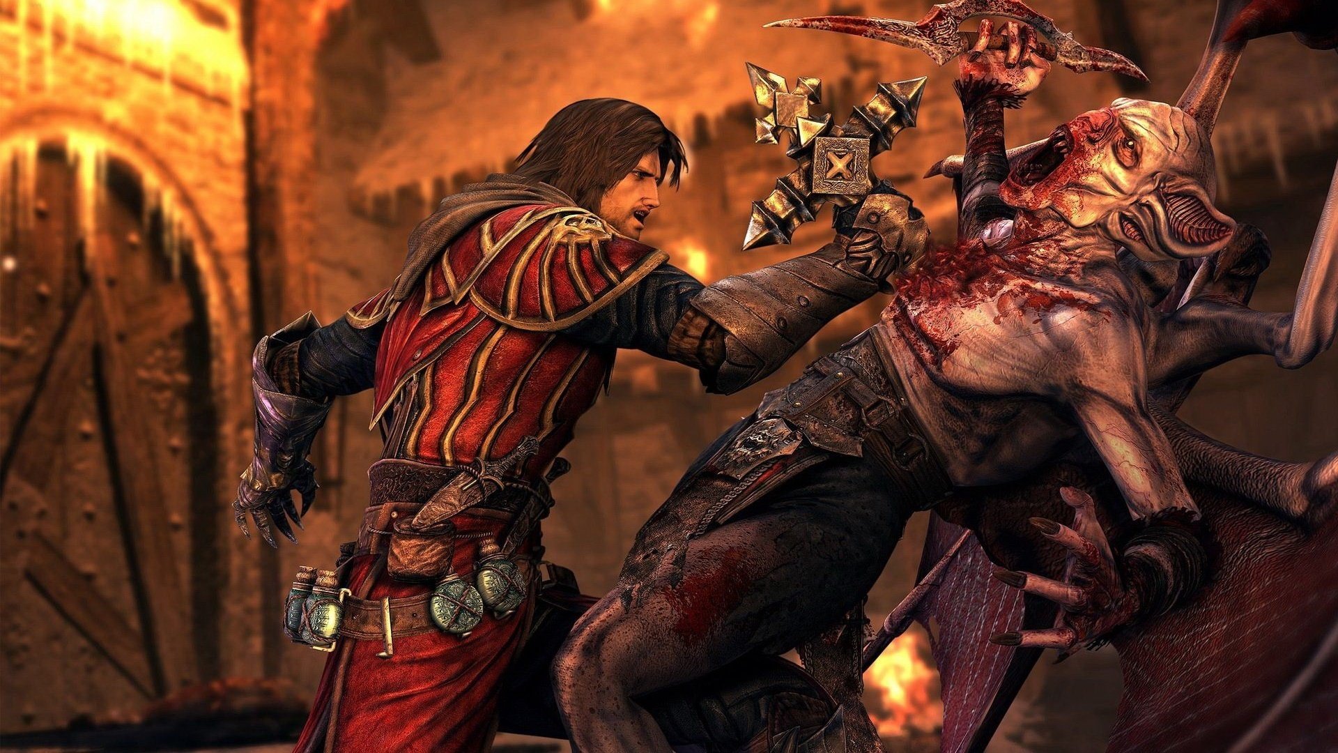 游戏,场景,插画,恶魔城,暗影之王