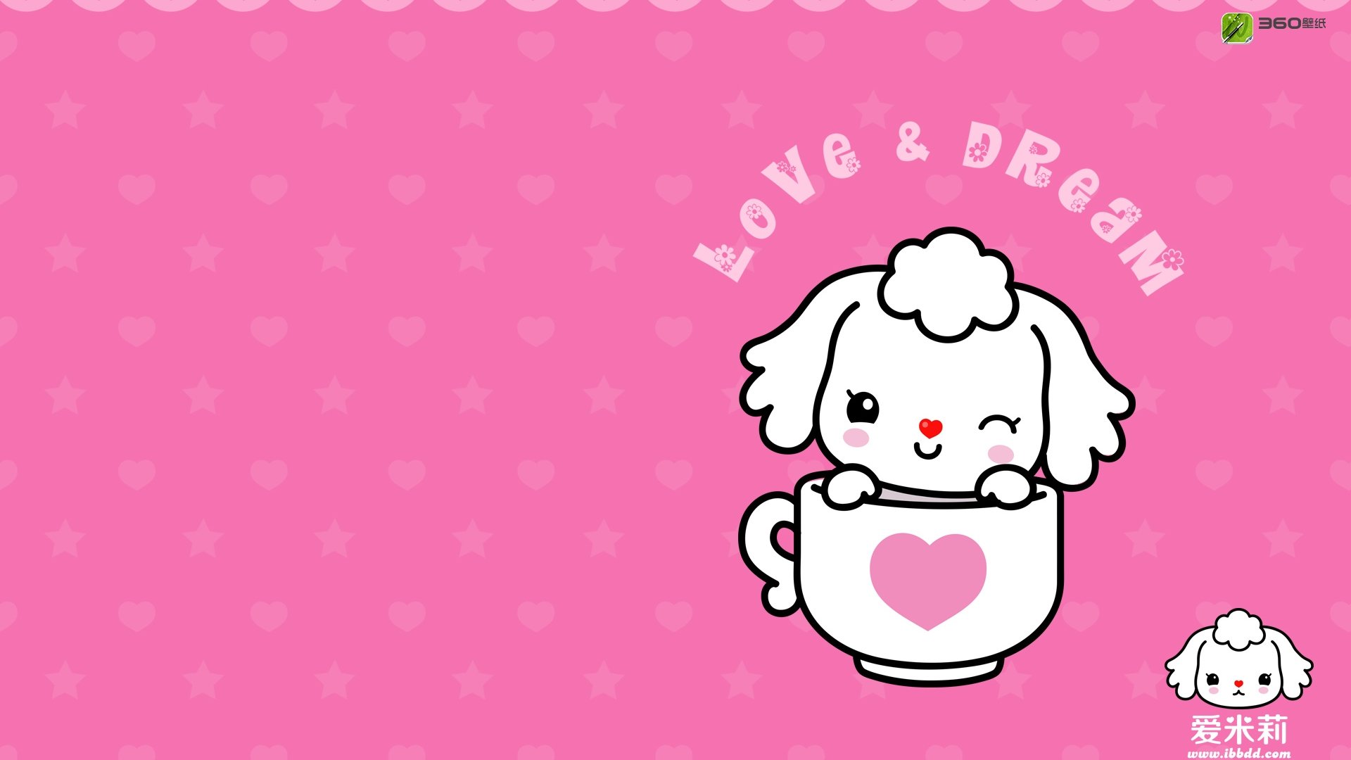 动漫,卡通,插画,手绘,爱米莉,Love&Dream,儿童桌面专用