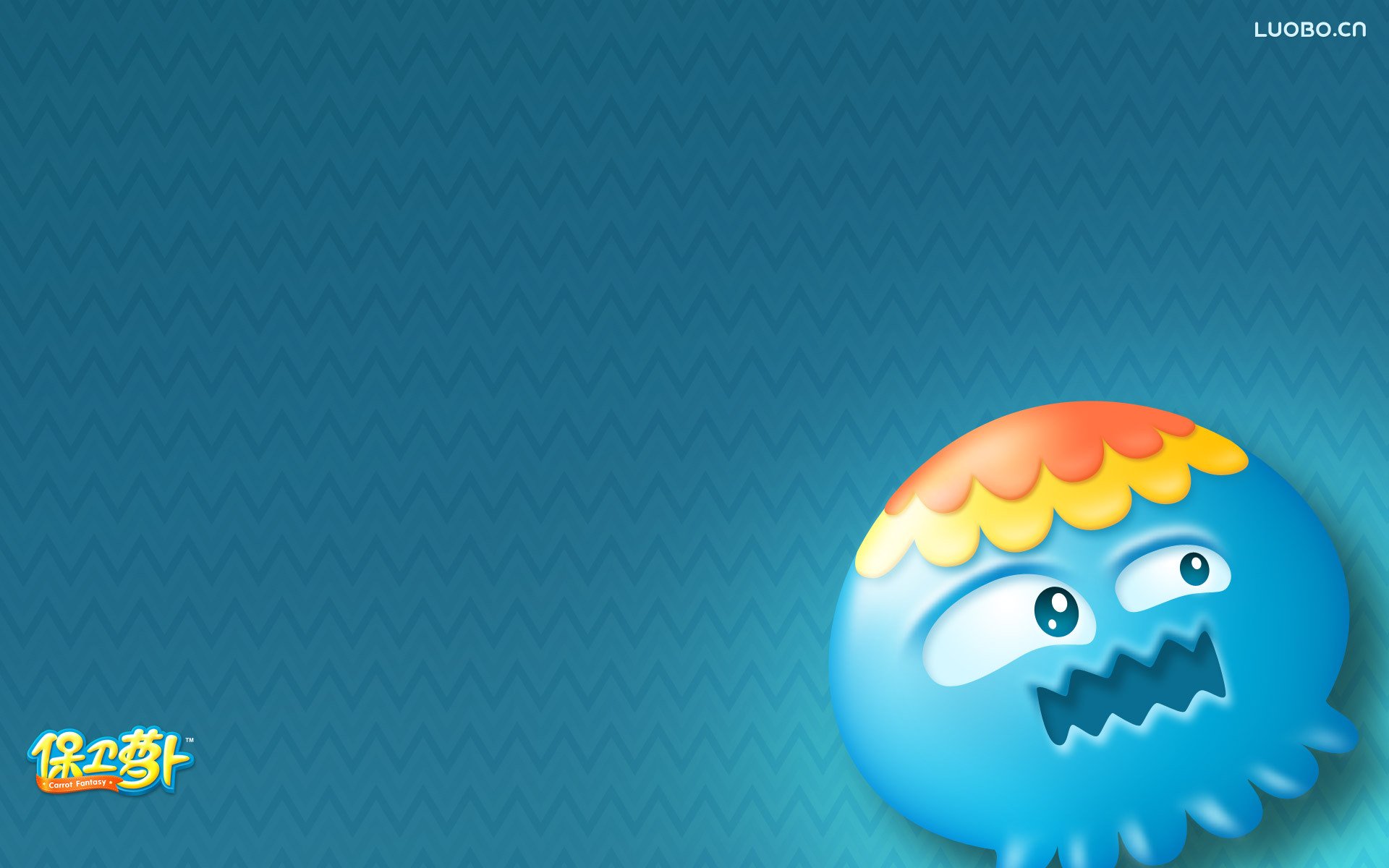 手游世界,保卫萝卜,插画