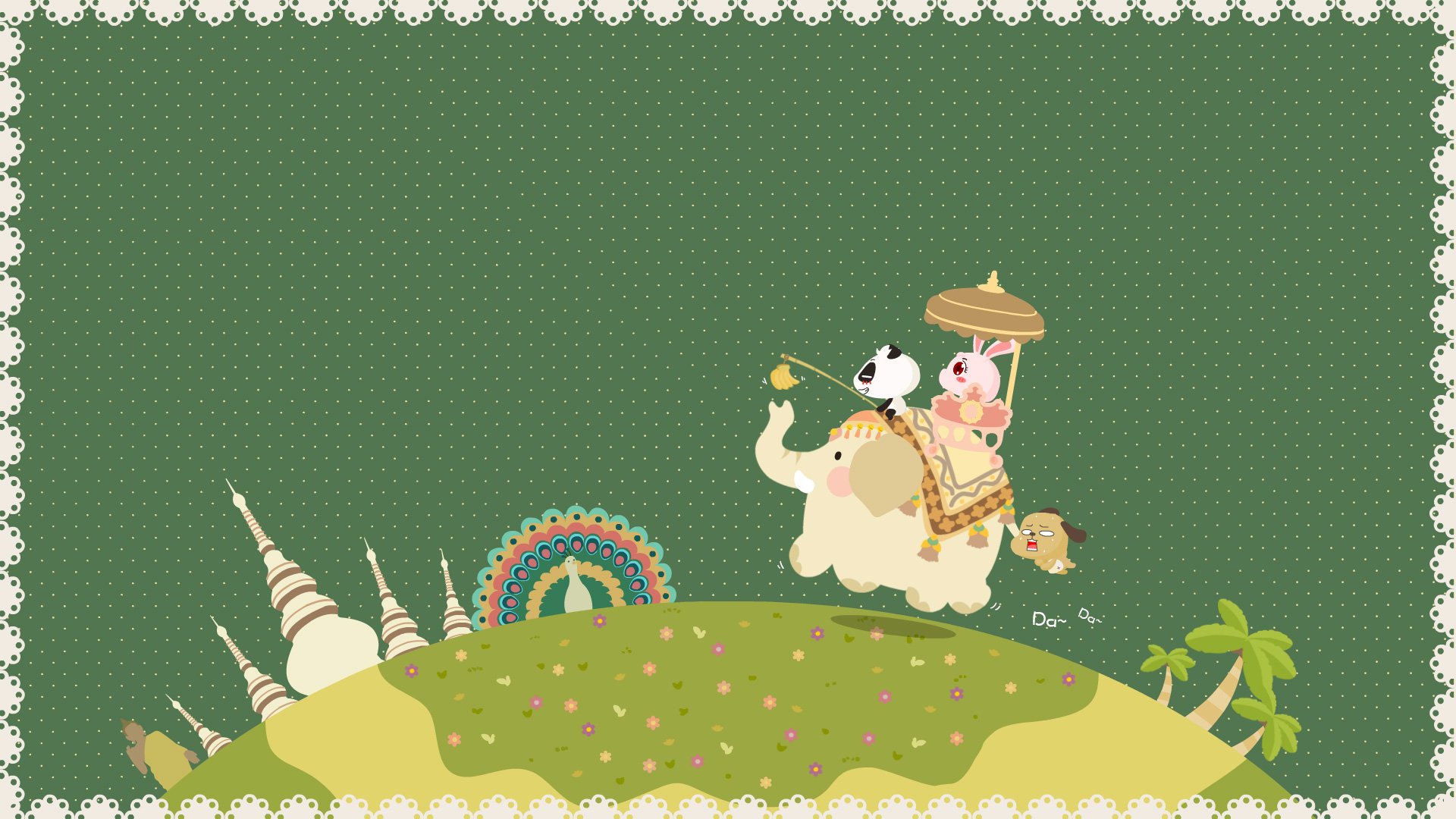 动漫,卡通,插画,nonopanda,林无知,旅游,儿童桌面专用