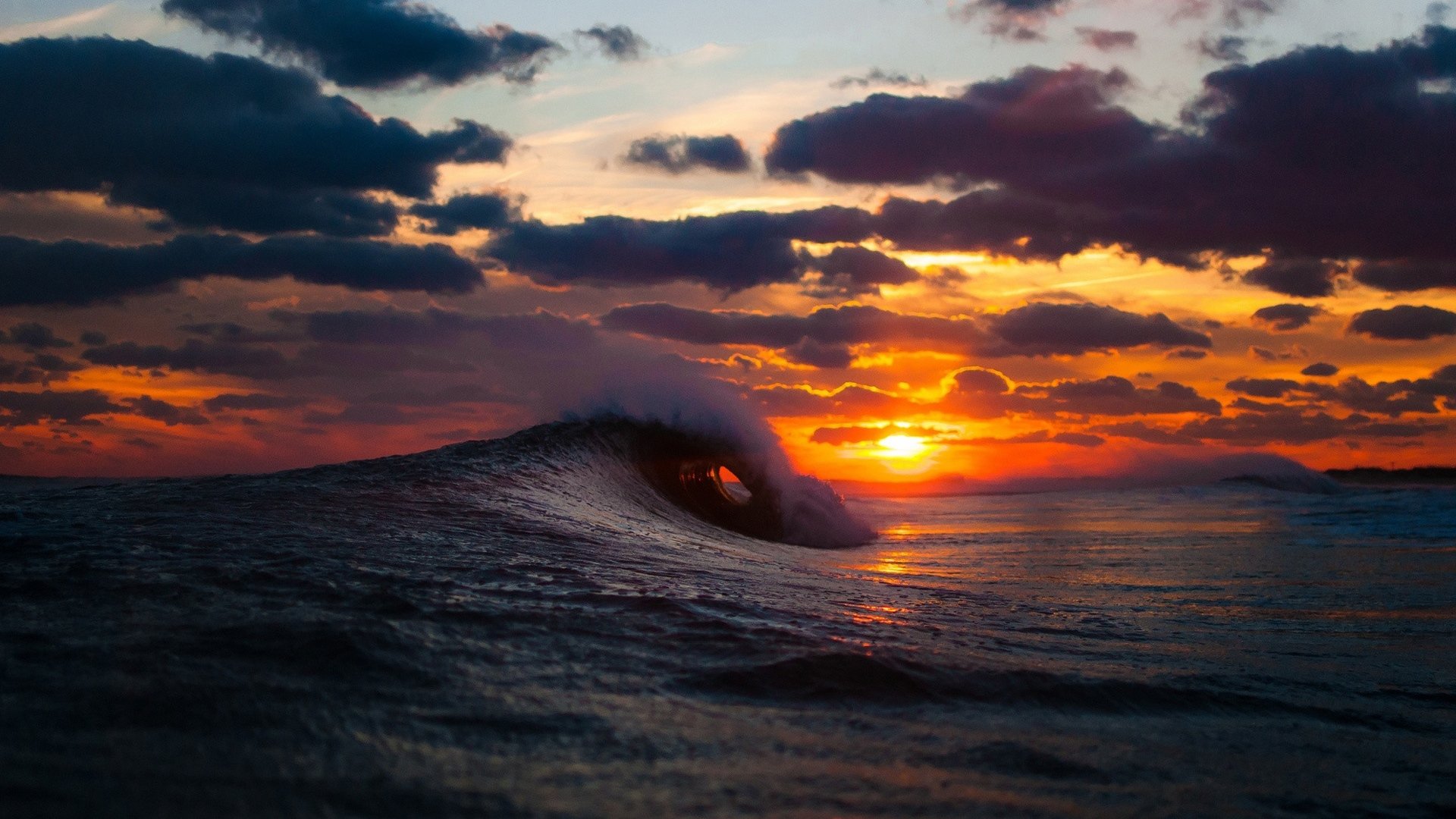 风景,落日余晖,儿童桌面专用