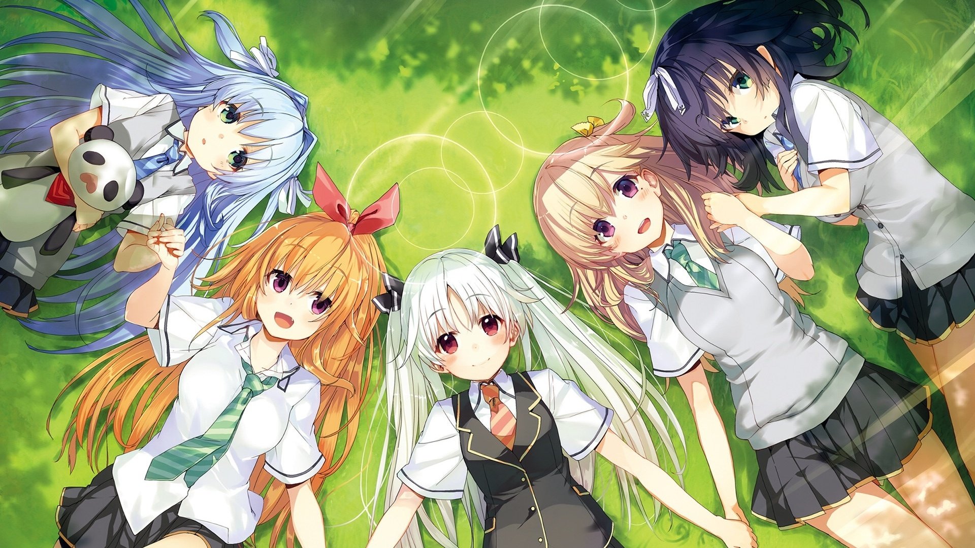 动漫,动漫少女,可爱,仓野家的双子,儿童桌面专用