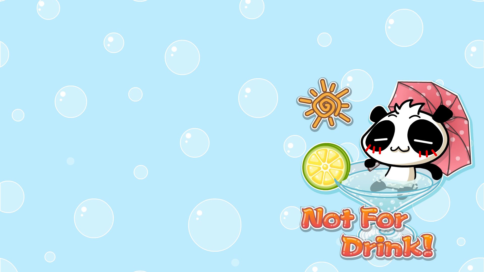 动漫,卡通,插画,nonopanda,泡澡,林无知,儿童桌面专用