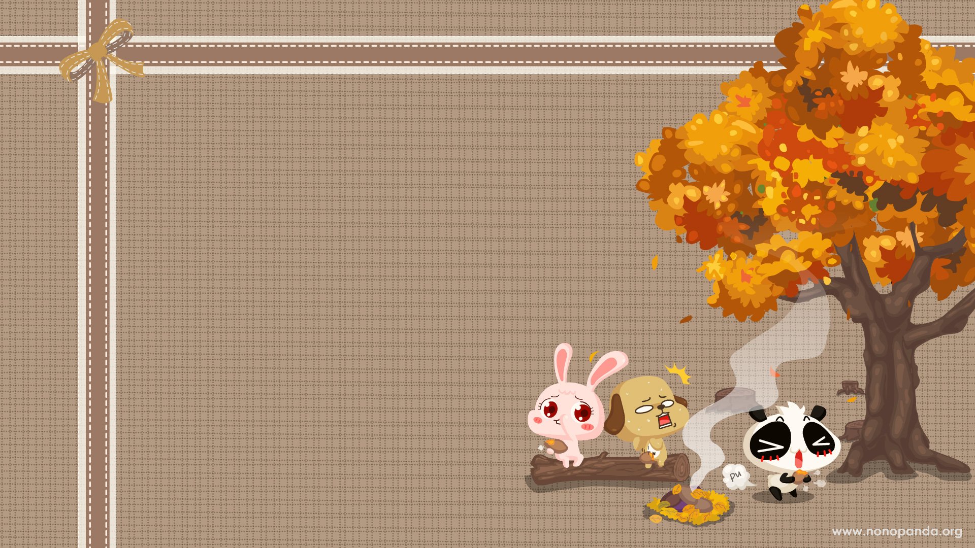 动漫,卡通,插画,手绘,nonopanda,野餐,林无知,儿童桌面专用