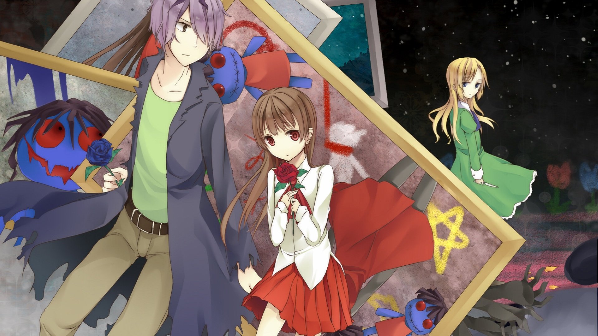 动漫,卡通,插画,恐怖美术馆,儿童桌面专用