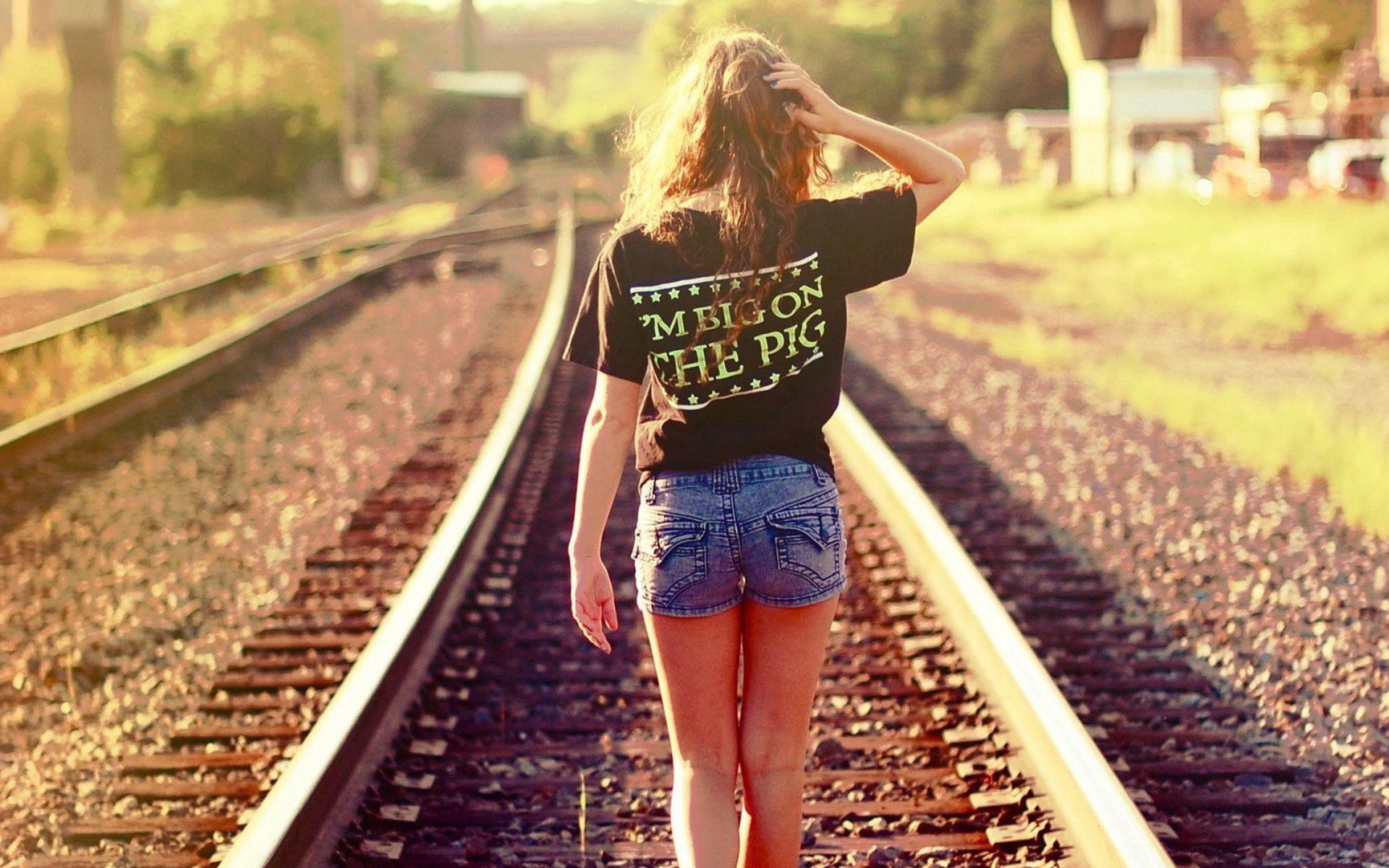 小清新,温馨一刻,女孩,儿童桌面专用