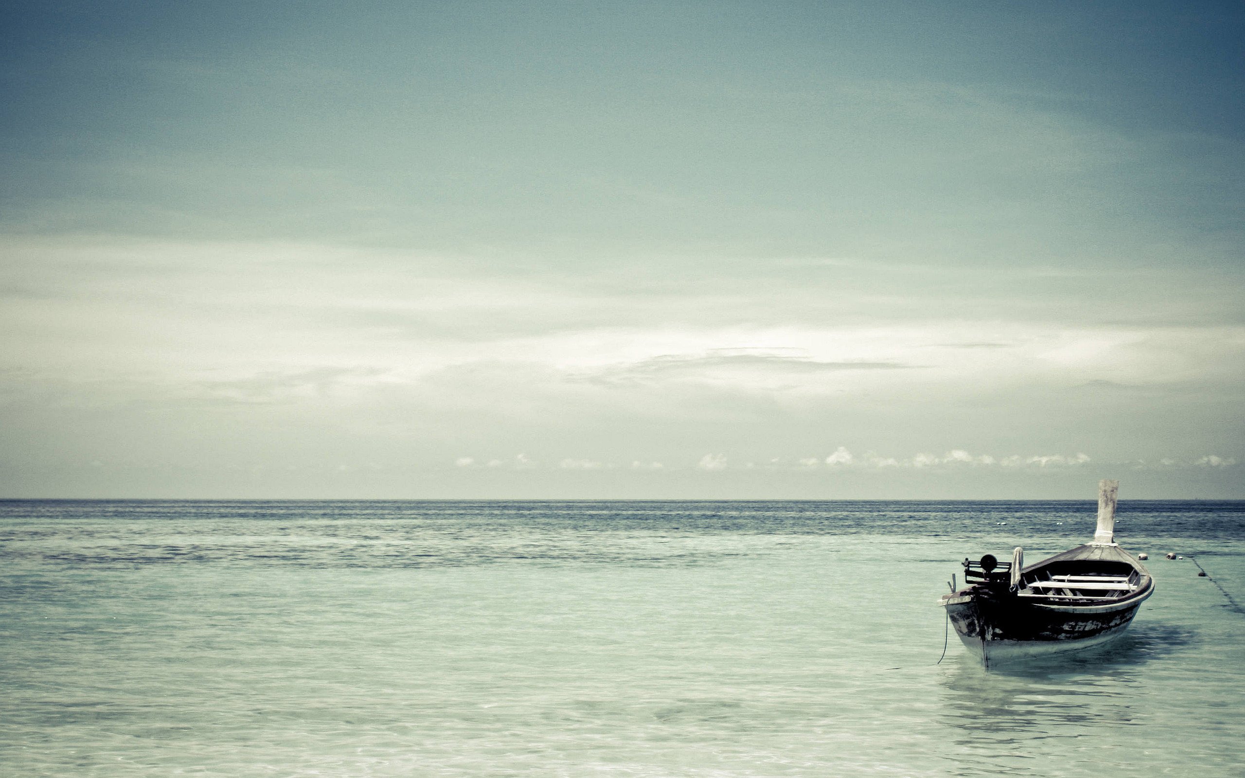 小清新,清新淡雅,小船,儿童桌面专用