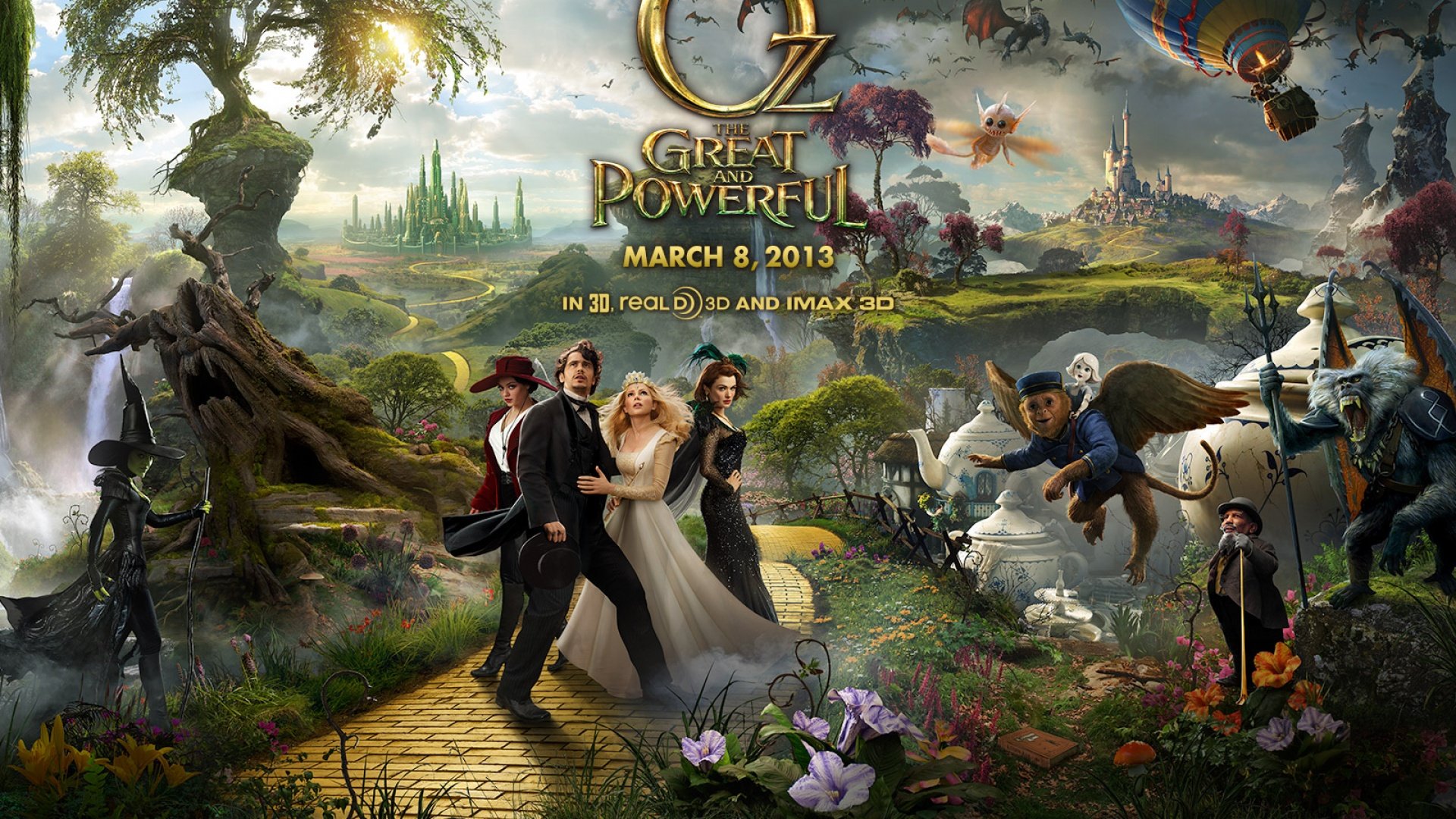 魔境仙踪,詹姆斯·弗兰科,米拉·库妮丝,米歇尔·威廉姆斯,蕾切尔·薇姿