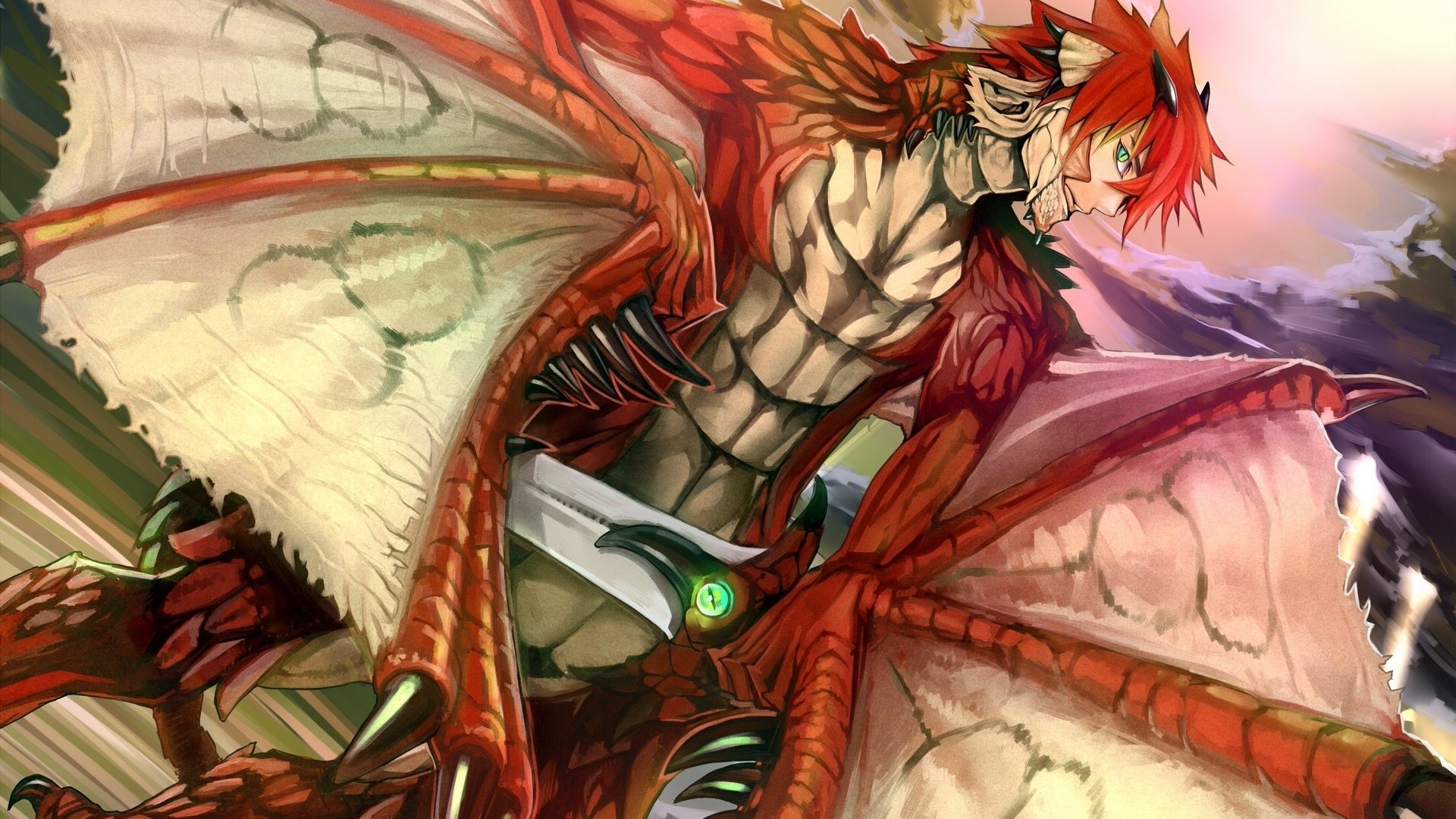 游戏,插画,手绘,怪物猎人