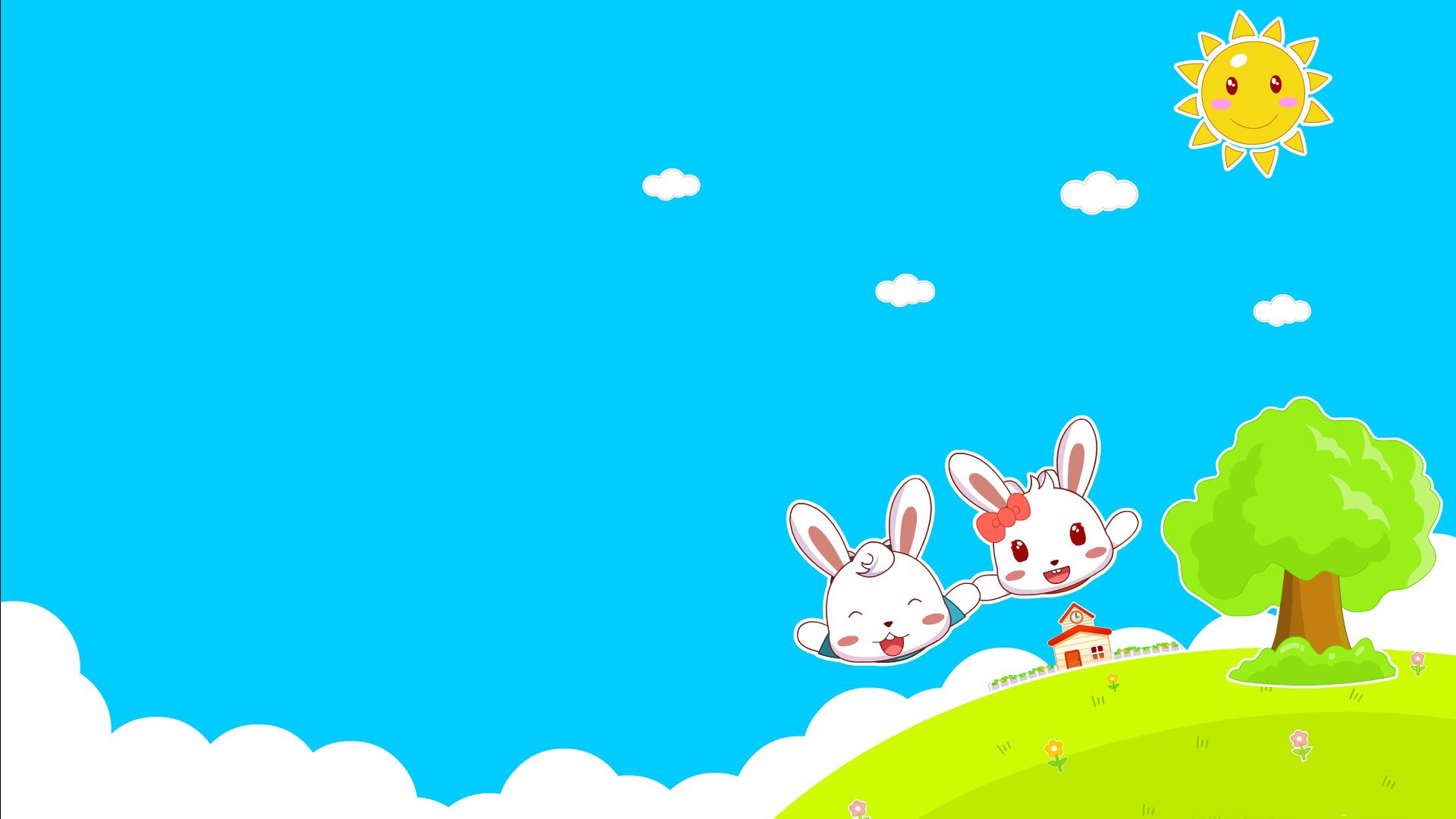 爱情,浪漫手绘,情侣,甜蜜,浪漫,兔子