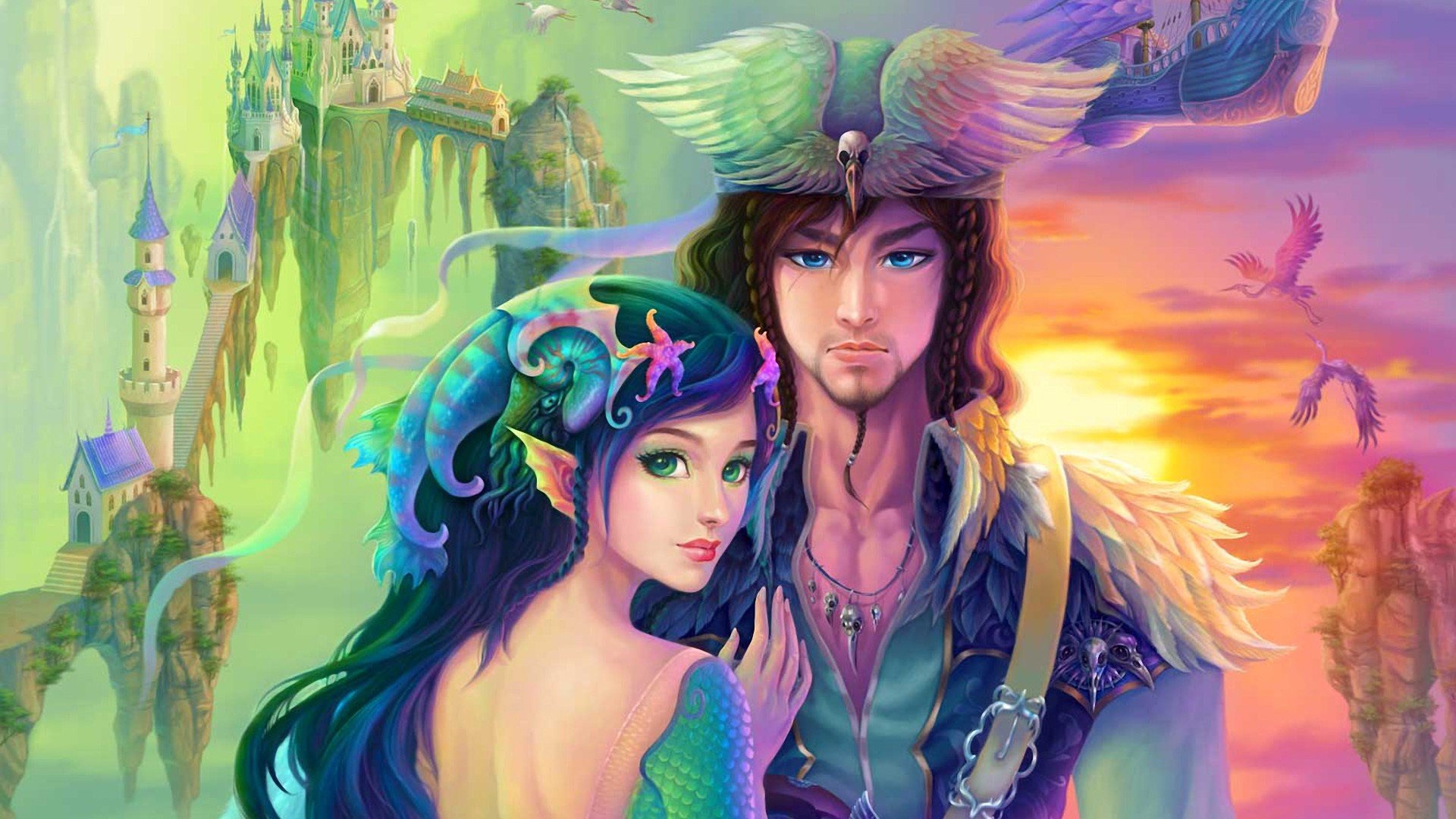 爱情美图,浪漫手绘,情侣,恩爱,甜蜜