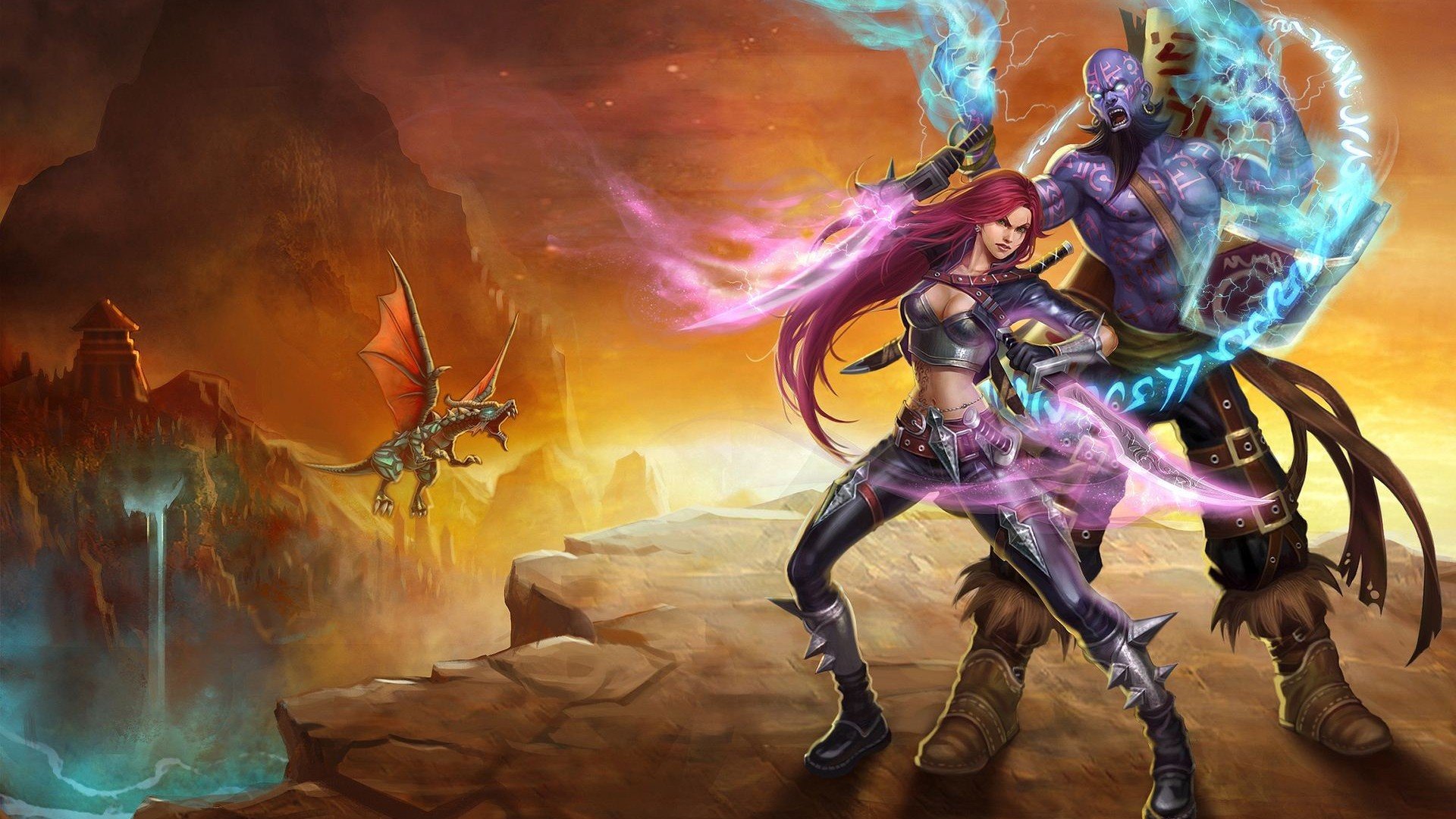 游戏,场景,插画,CG图,英雄联盟,lol