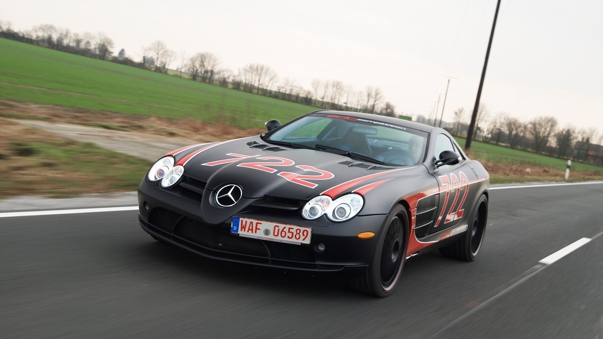 汽车,超跑,奔驰,改装车,SLR,AMG,儿童桌面专用