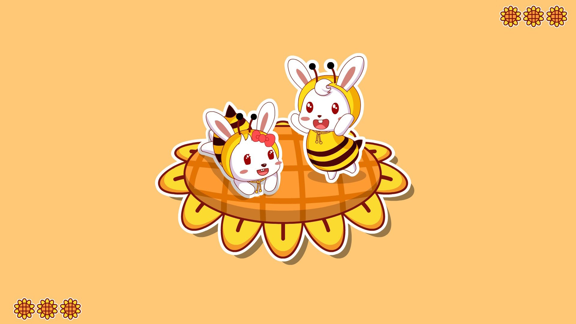 爱情,浪漫手绘,情侣,甜蜜,浪漫,兔子