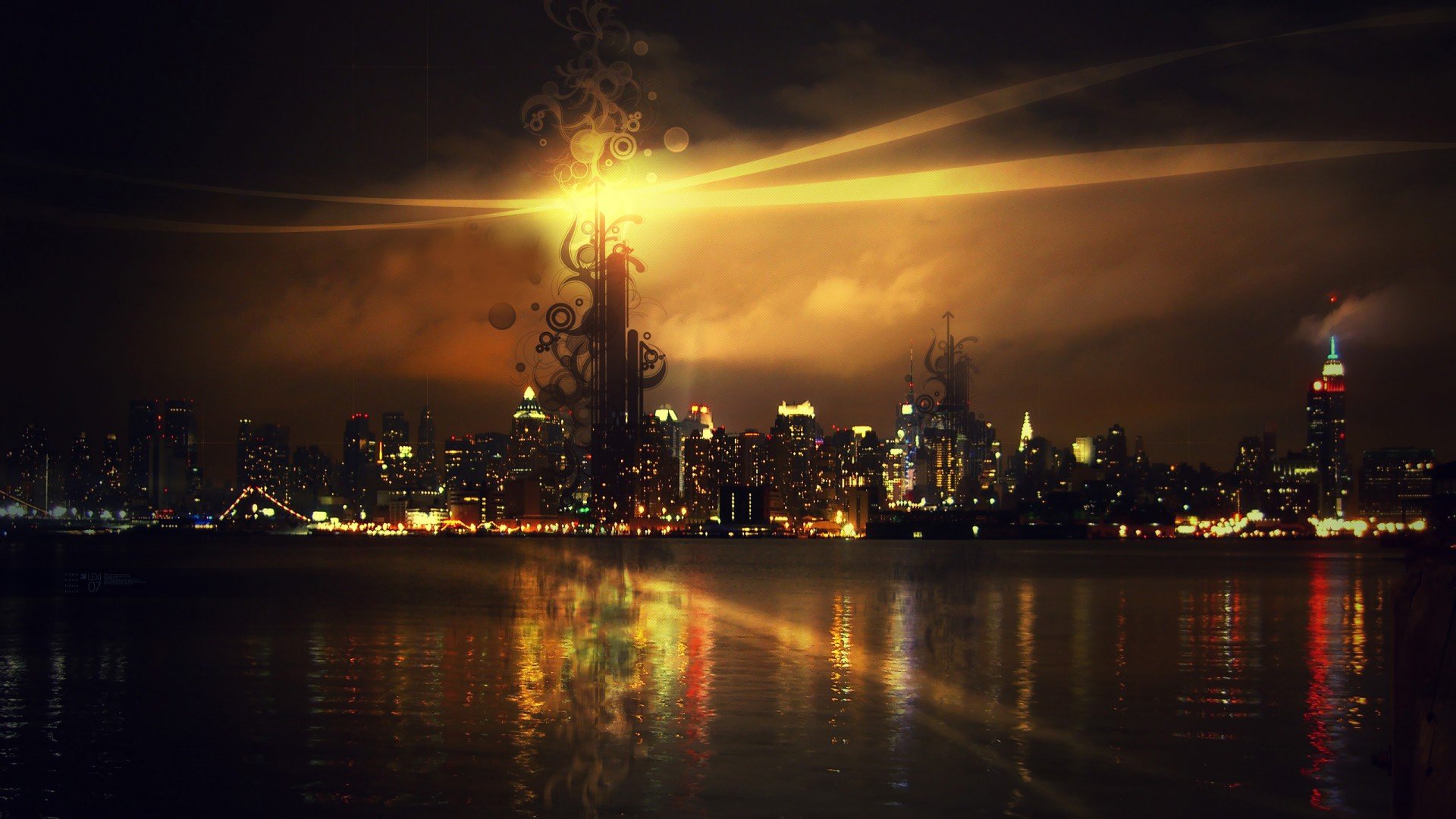 风景,城市夜景,儿童桌面专用