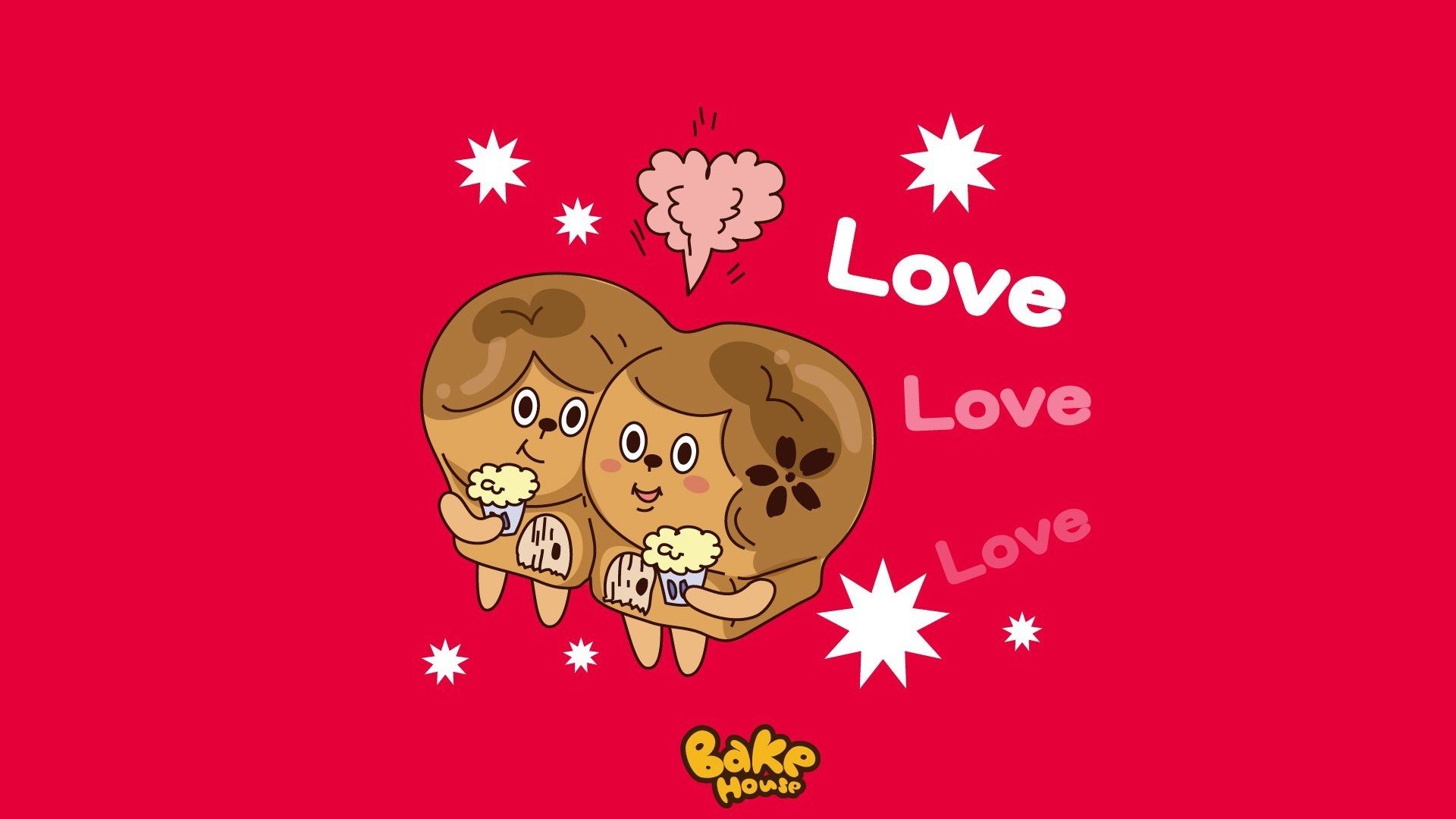 动漫,卡通,插画,手绘,幸福烘焙屋,儿童桌面专用