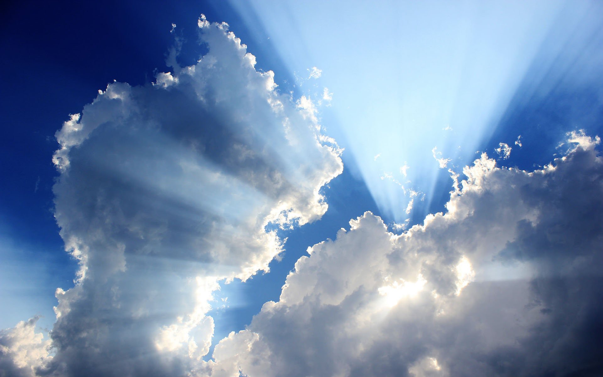 小清新,舒缓压力,蓝天白云,儿童桌面专用