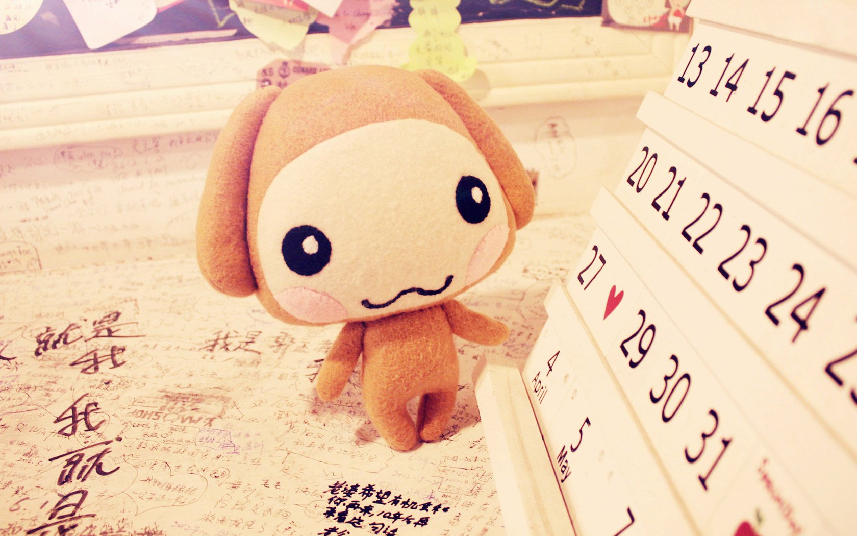 小清新,清新淡雅,可爱,娃娃,玩偶,公仔,儿童桌面专用