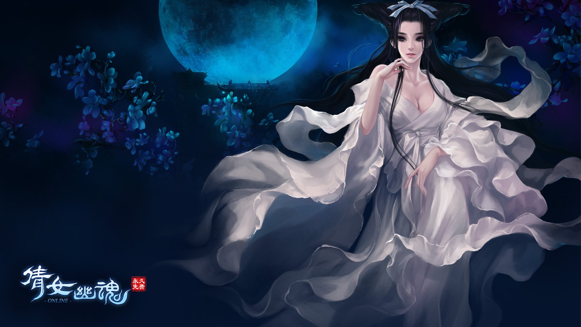 游戏,插画,手绘,倩女幽魂