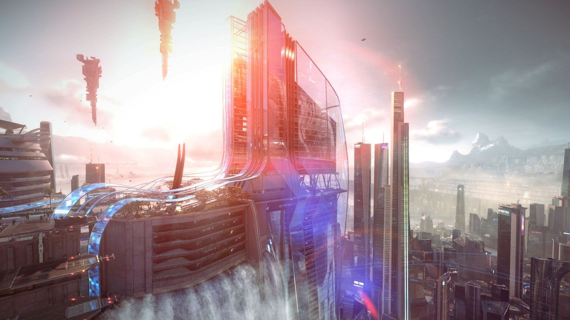 游戏,场景,插画,杀戮地带,暗影坠落