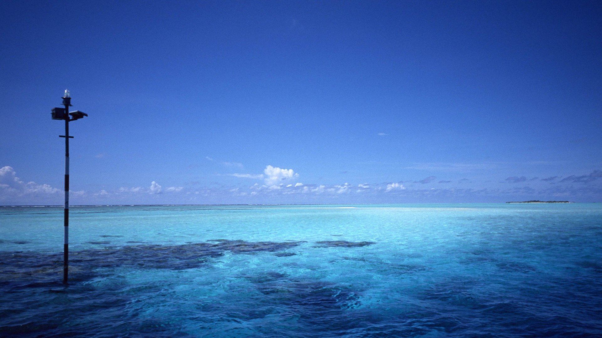风景,海洋天堂,淡蓝色的回忆,儿童桌面专用