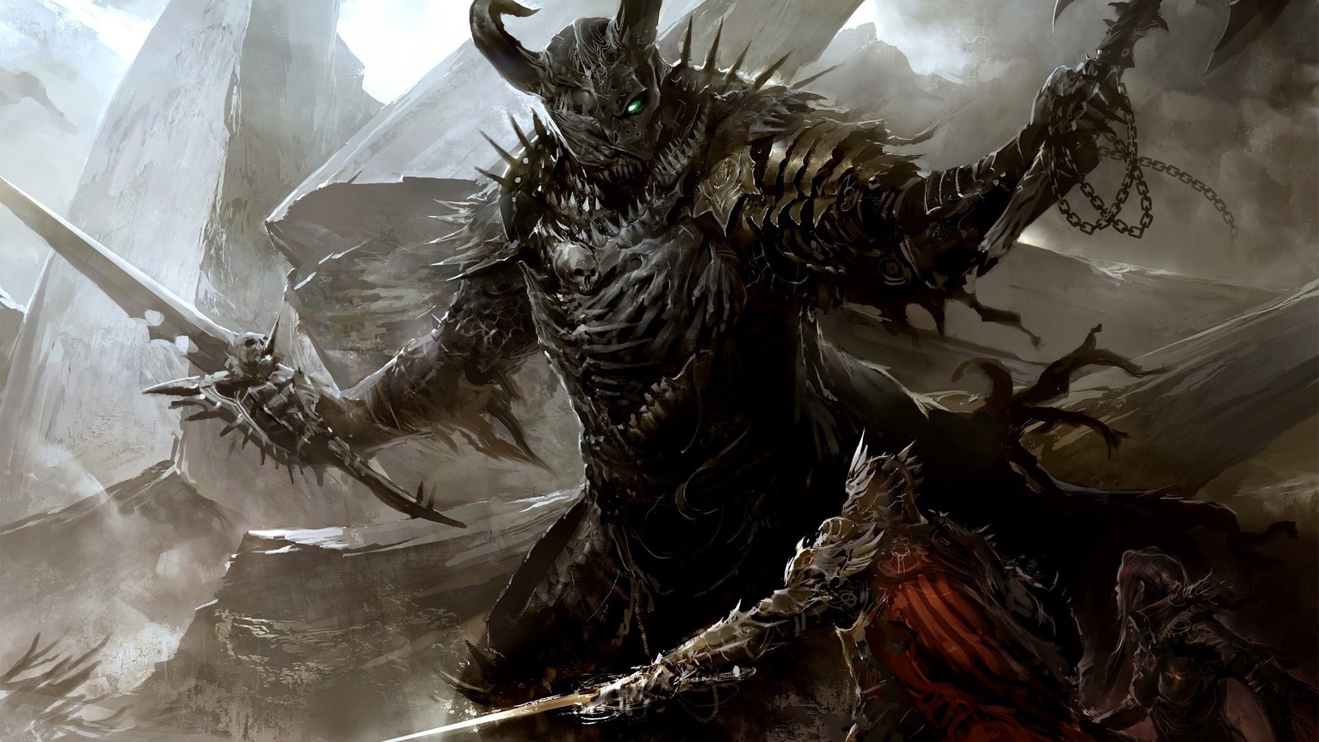 游戏,角色,插画,激战