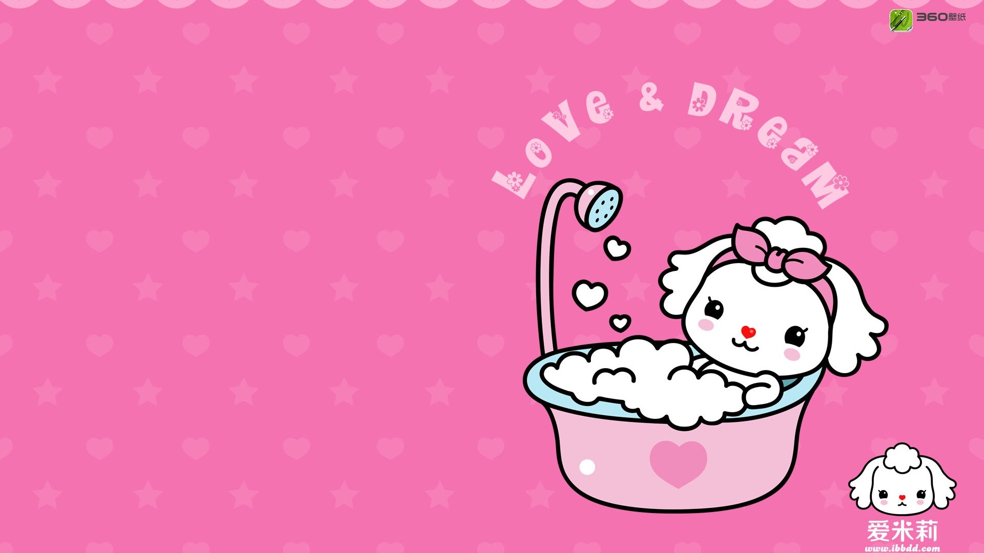 动漫,卡通,插画,手绘,爱米莉,Love&Dream,儿童桌面专用