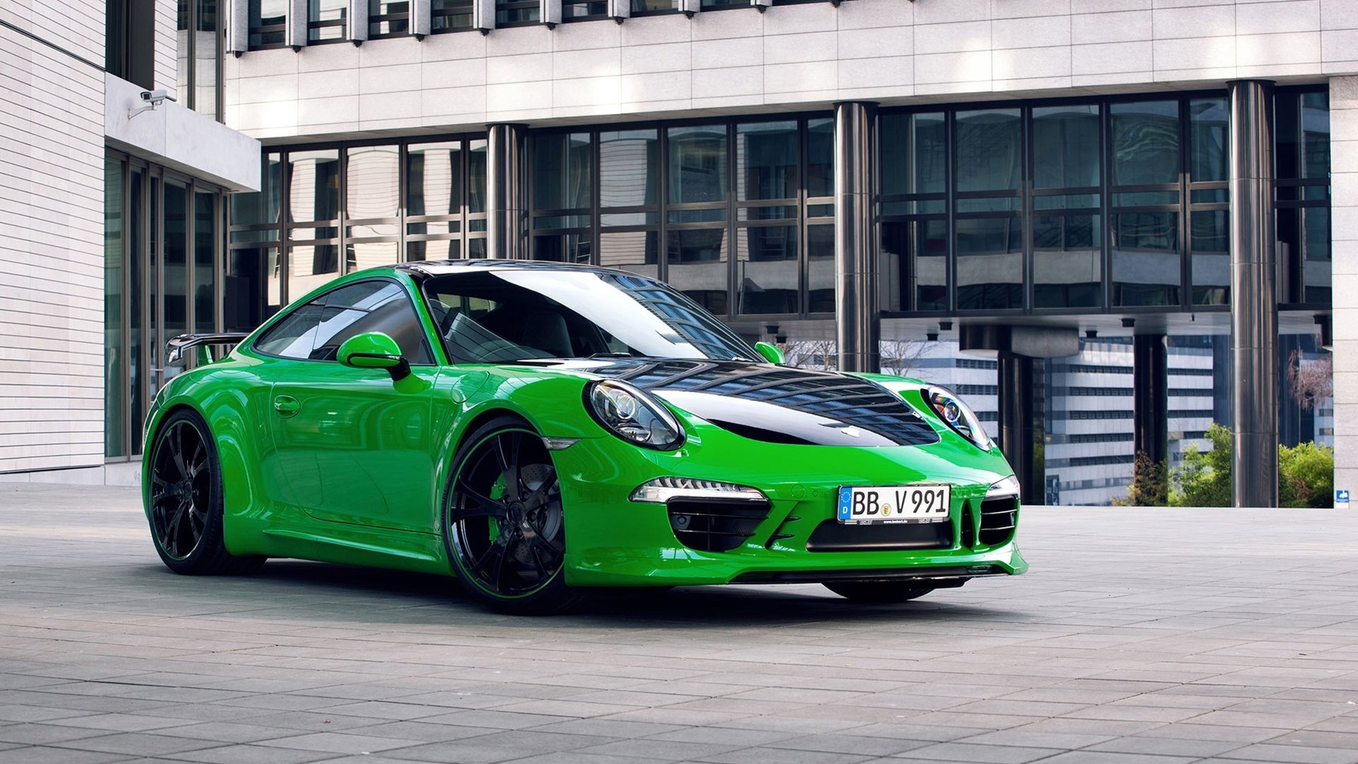 汽车,超跑,保时捷,911,卡罗拉,改装车,绿色,儿童桌面专用