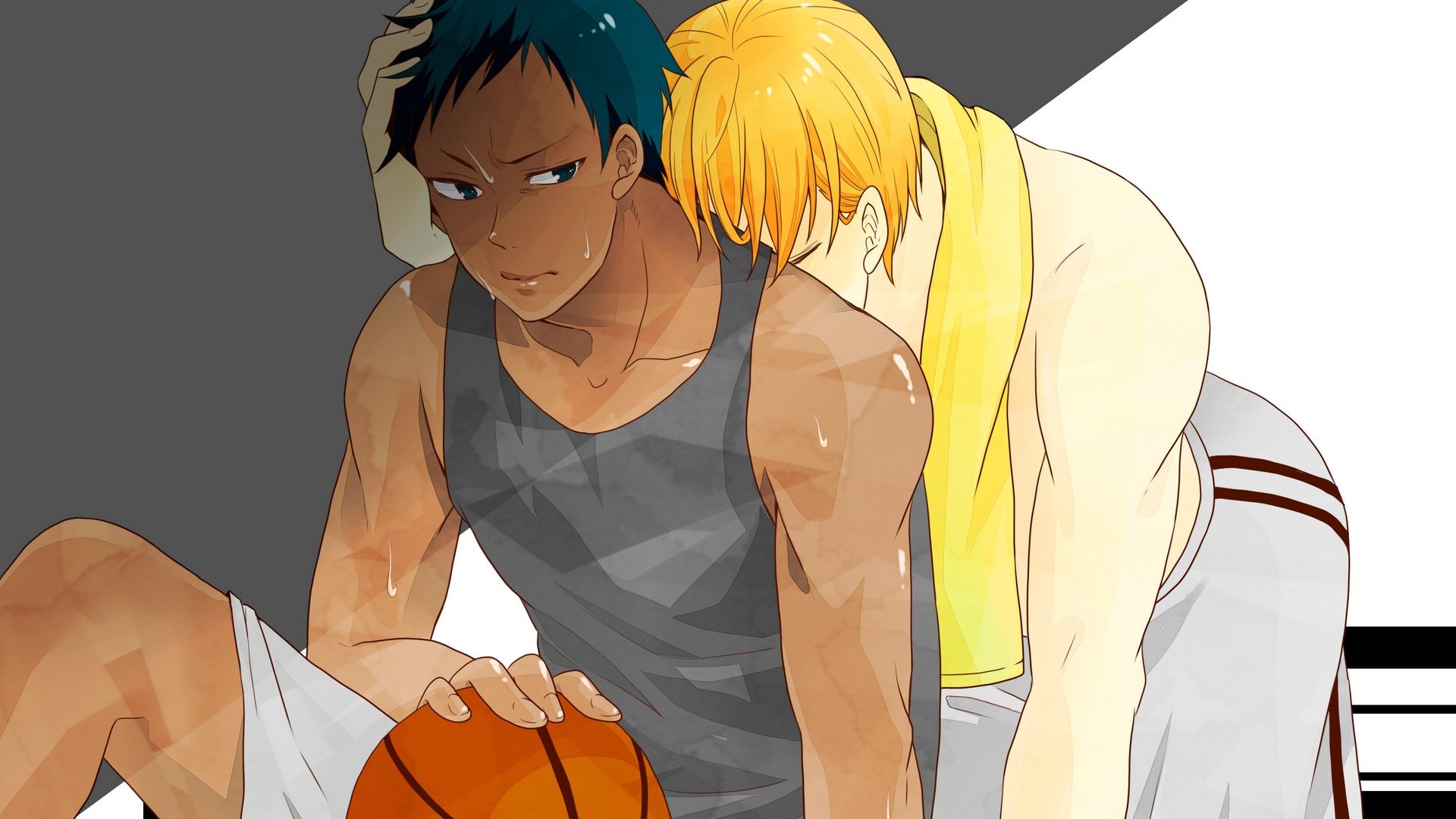 动漫,卡通,插画,基友,黑子的篮球,青峰大辉,儿童桌面专用