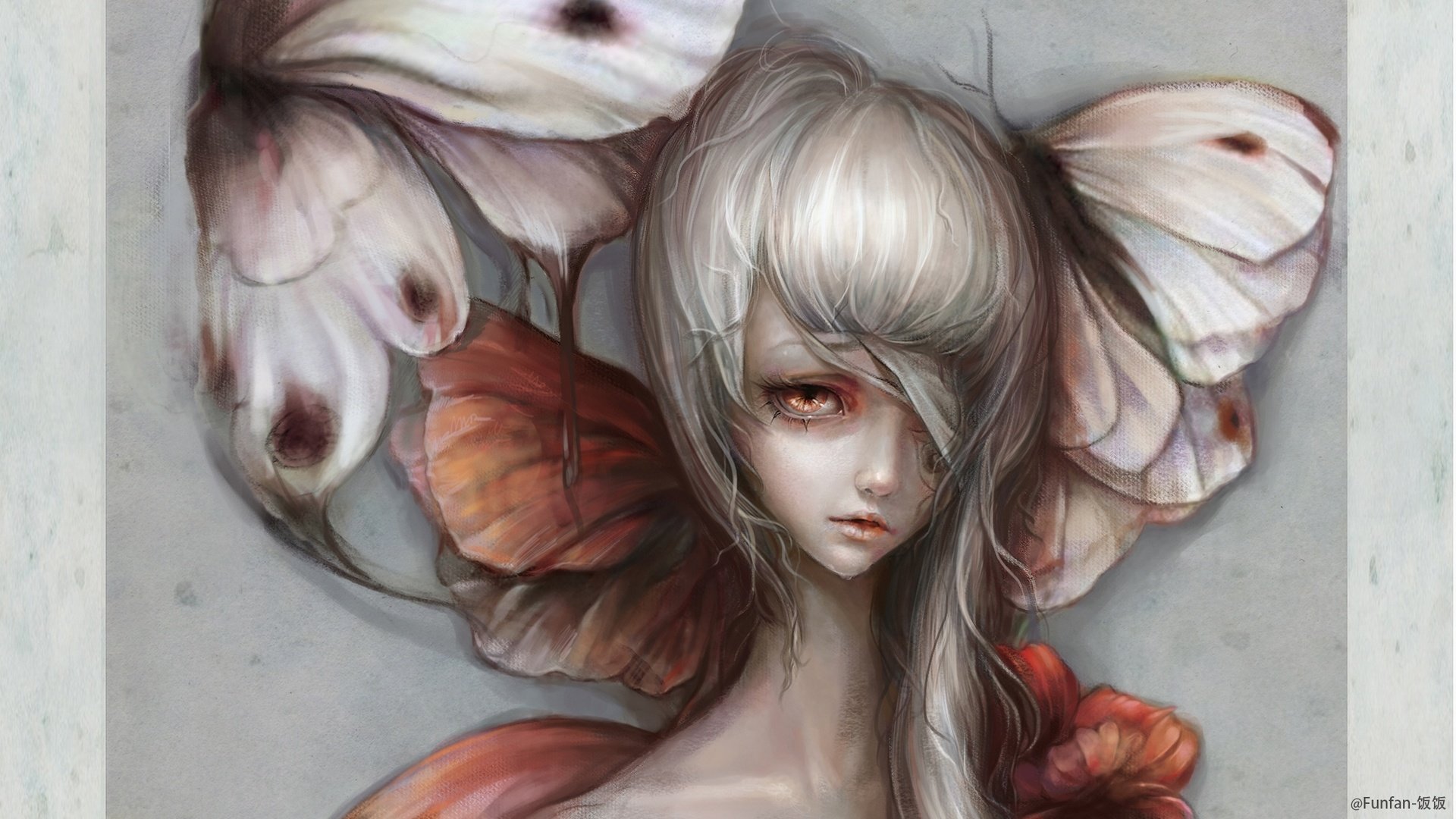 动漫,插画,手绘,因为梦,饭饭,funfan