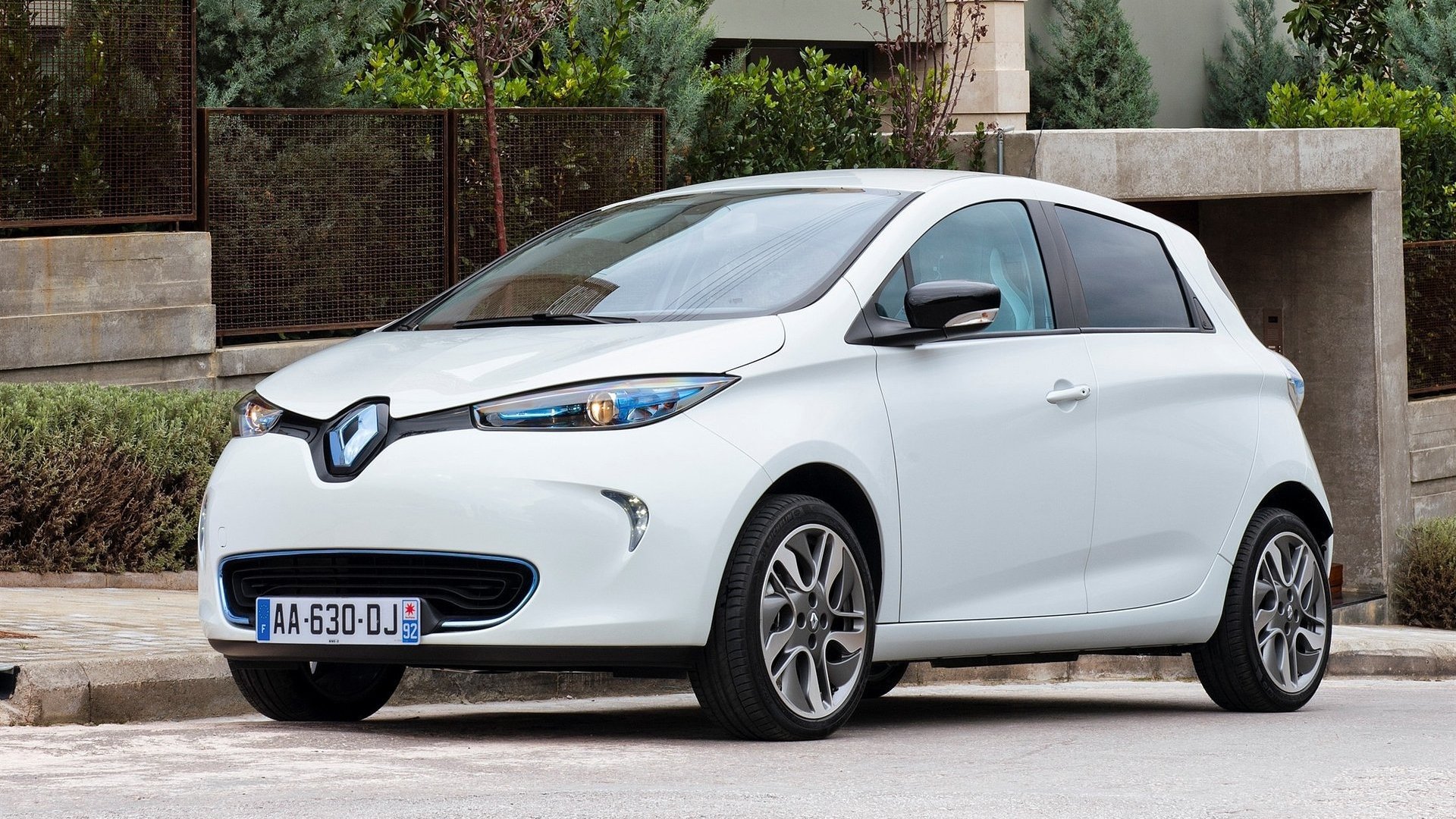 汽车,轿车,雷诺,zoe,白色,儿童桌面专用