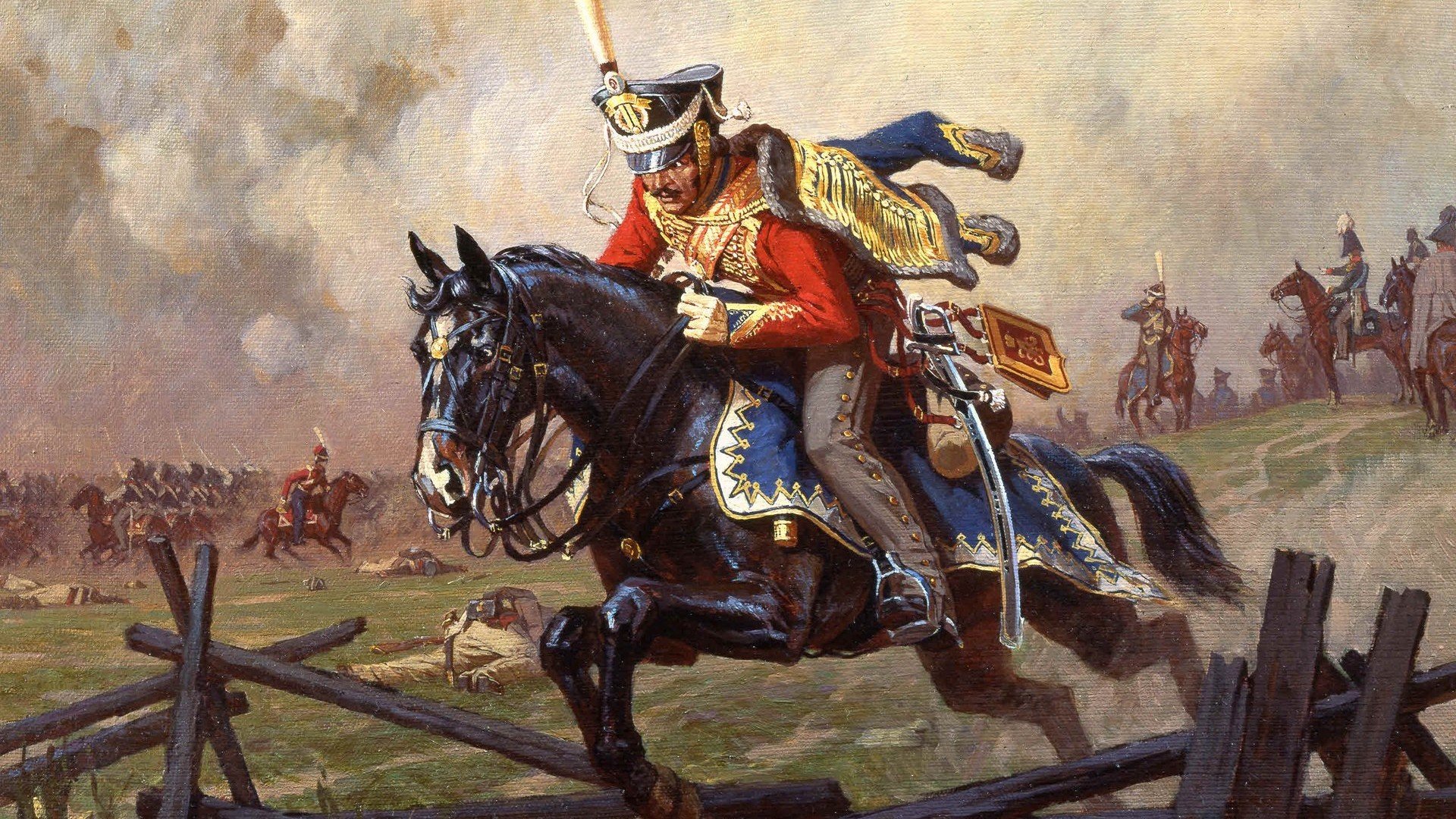 游戏,场景,插画,手绘,战争场面