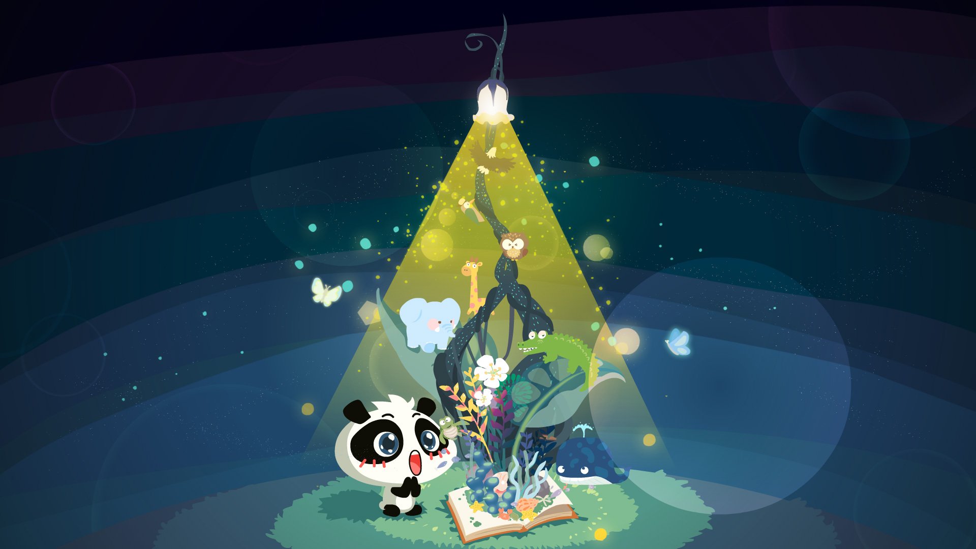 动漫,卡通,插画,手绘,nonopanda,书中世界,林无知,儿童桌面专用