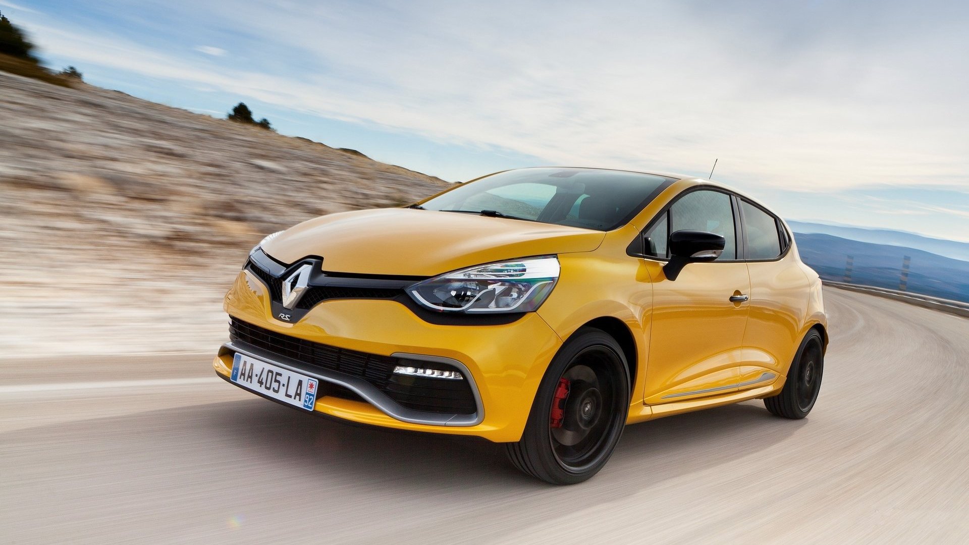 汽车,轿车,雷诺,黄色,儿童桌面专用