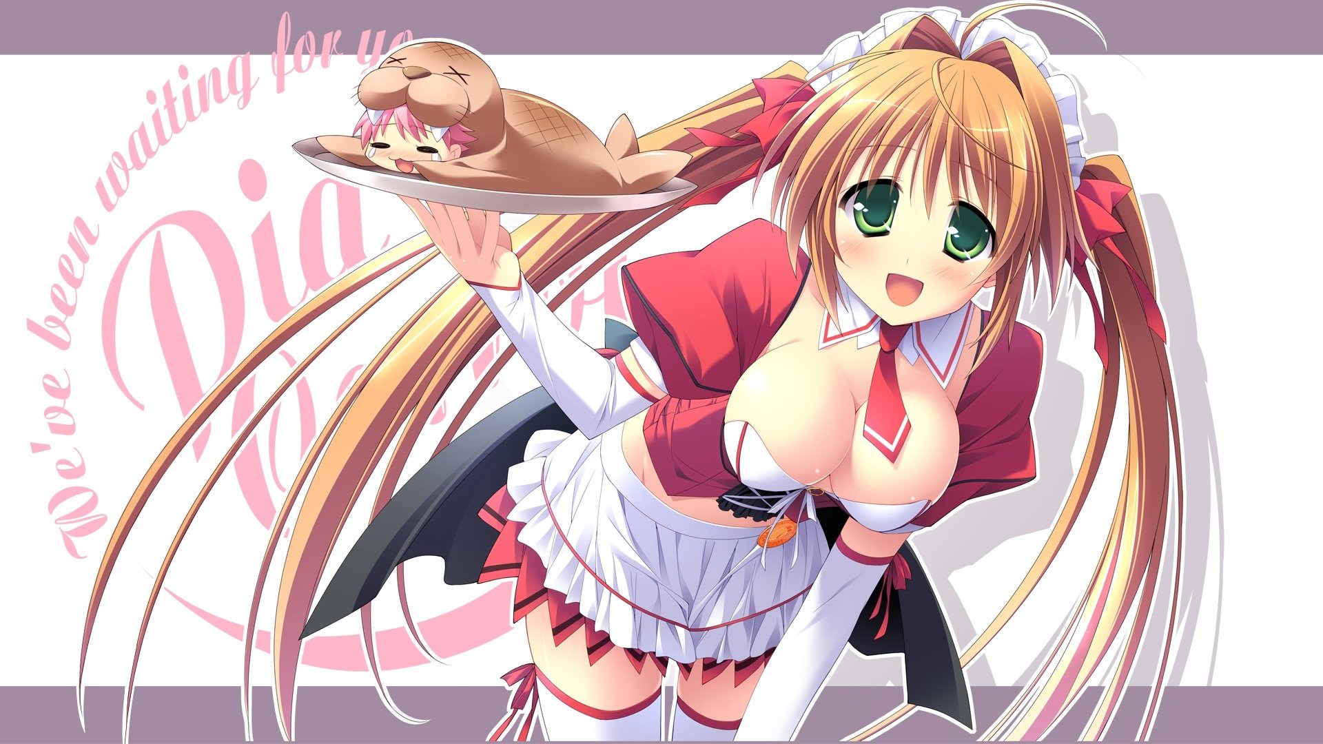 动漫,动漫少女,可爱,巨乳,快餐店之恋