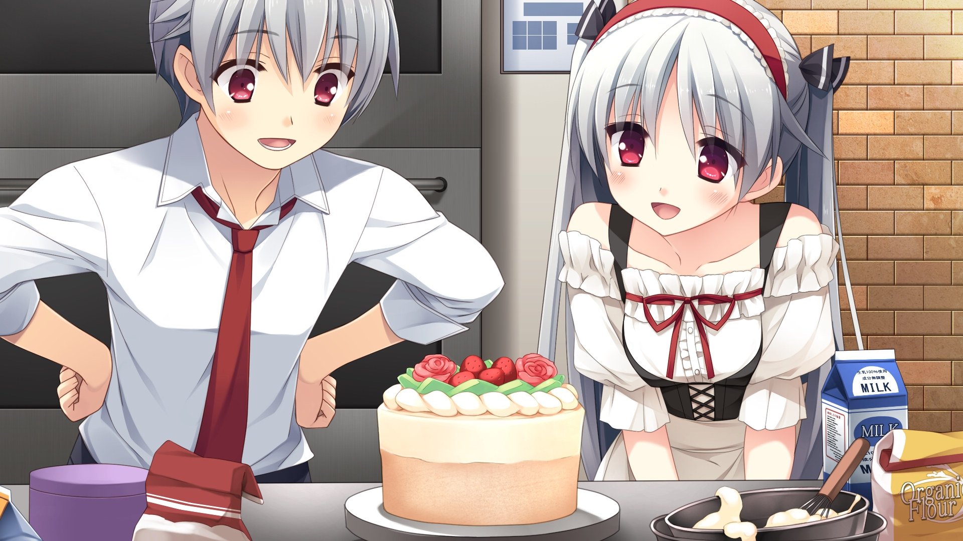 动漫,场景,少女,可爱,仓野君家的双子,儿童桌面专用