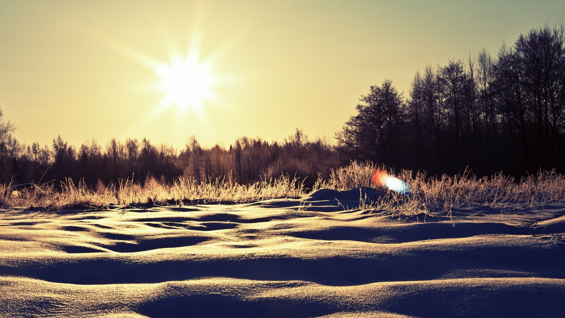 风景,落日余晖,儿童桌面专用