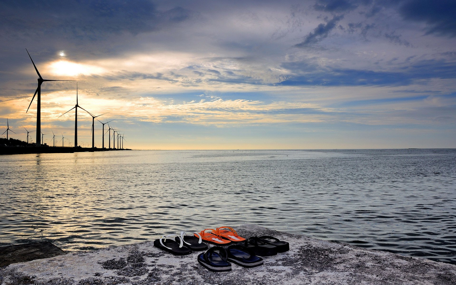 旅游胜地,台湾,湿地,风车,风景,旅行,风光,摄影,自然,儿童桌面专用