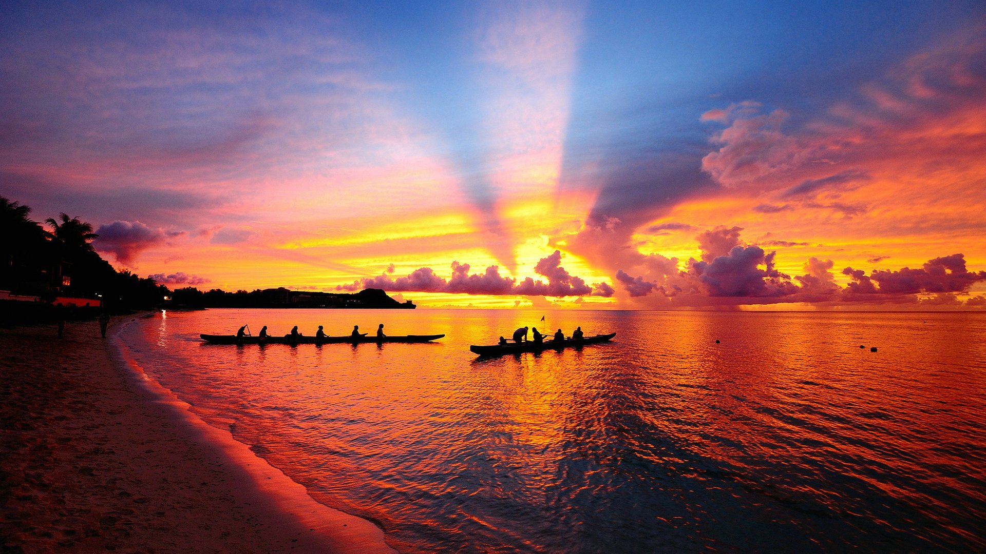 风景,城市夜景,儿童桌面专用
