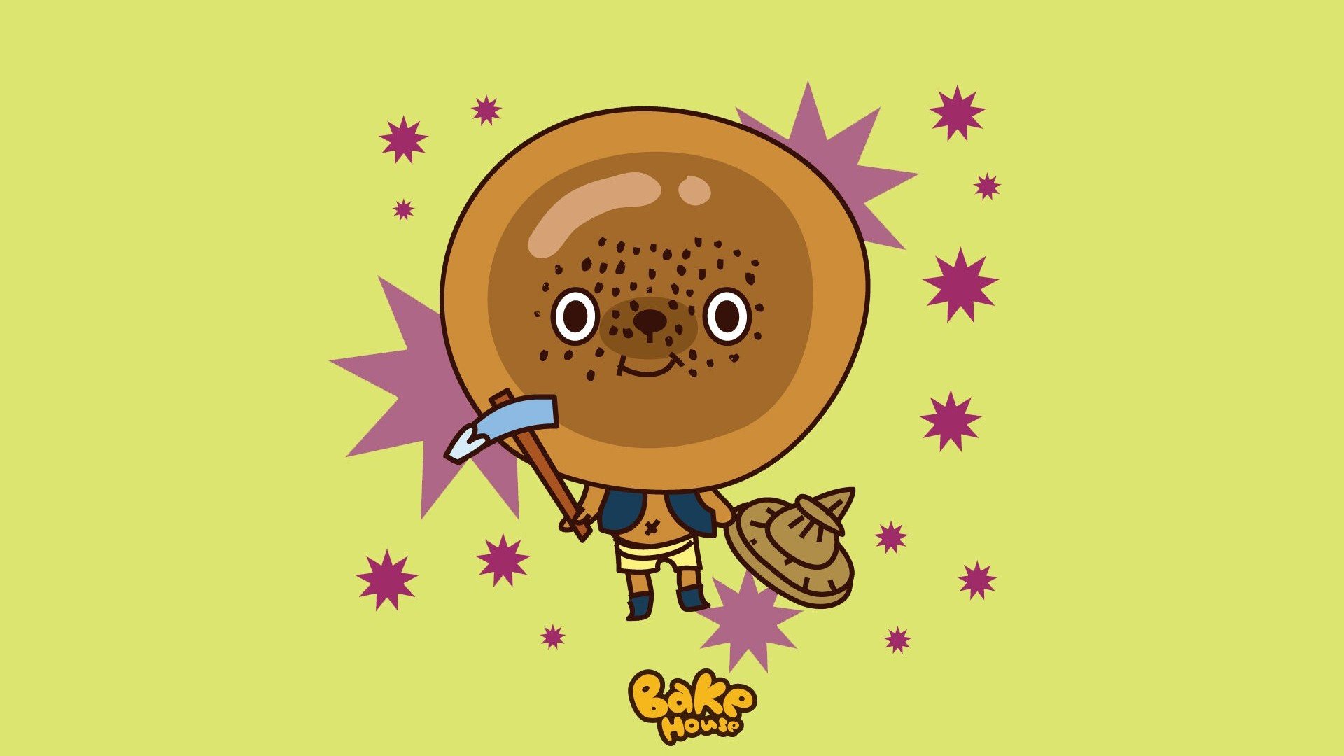 动漫,卡通,插画,手绘,幸福烘焙屋,儿童桌面专用