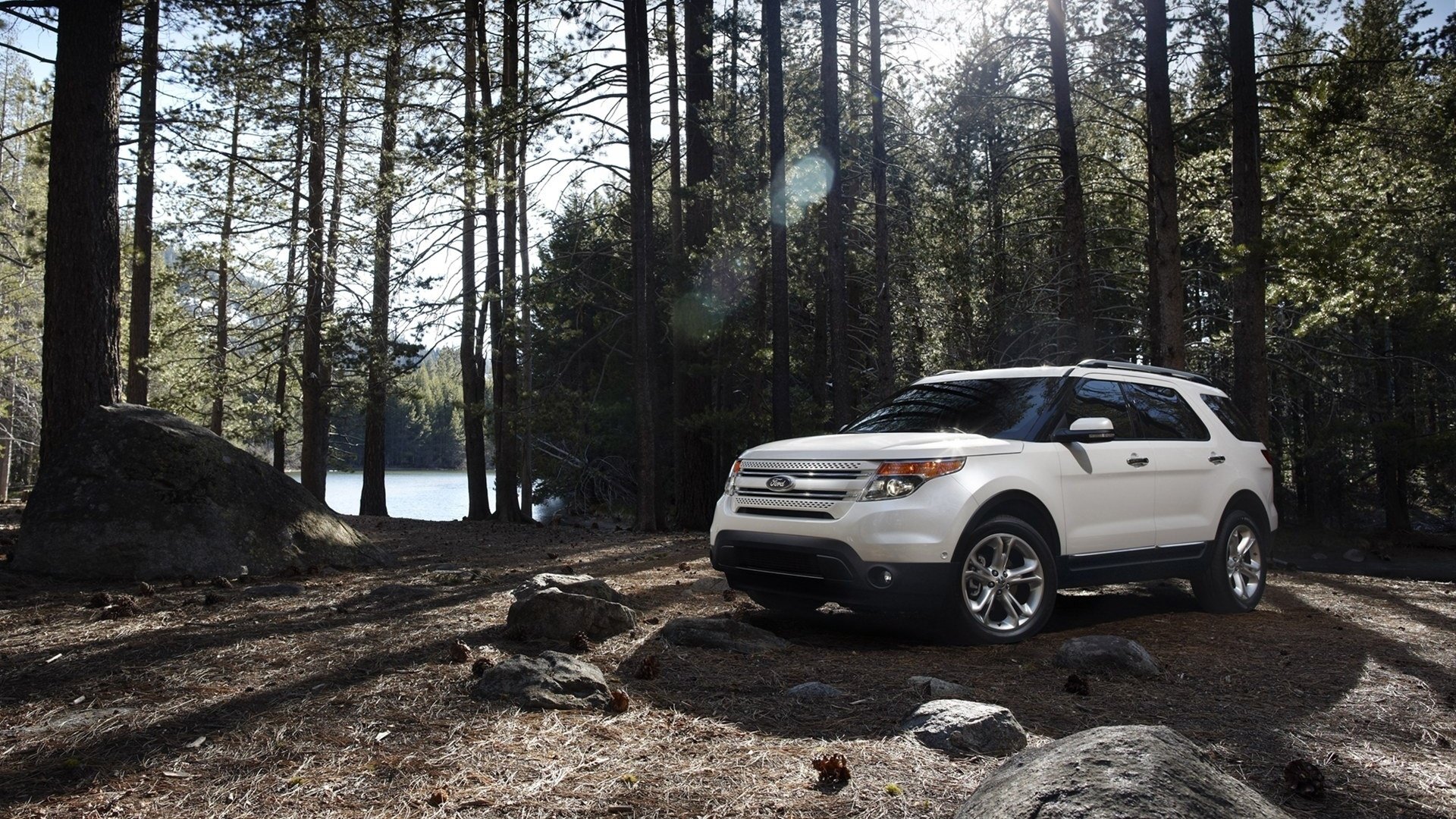 汽车,suv,福特,探路者,白色,儿童桌面专用