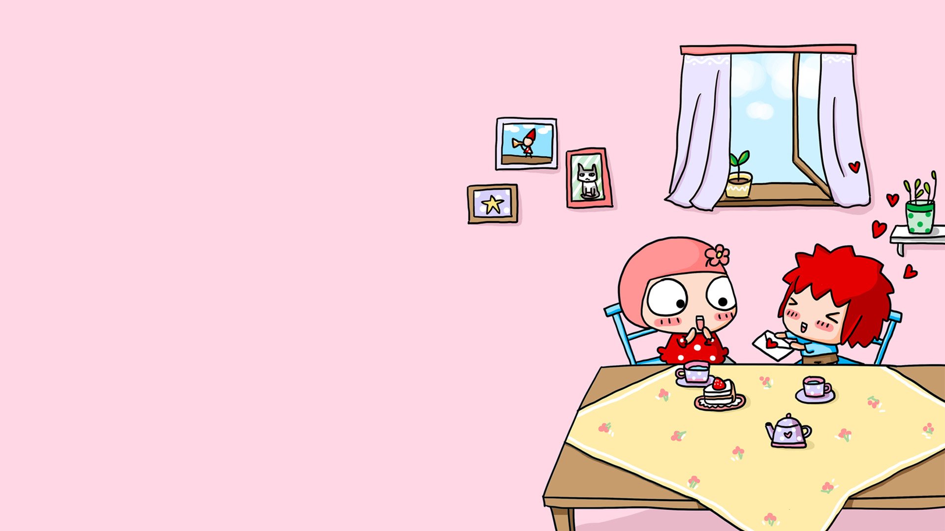 爱情,浪漫手绘,情侣,甜蜜,浪漫